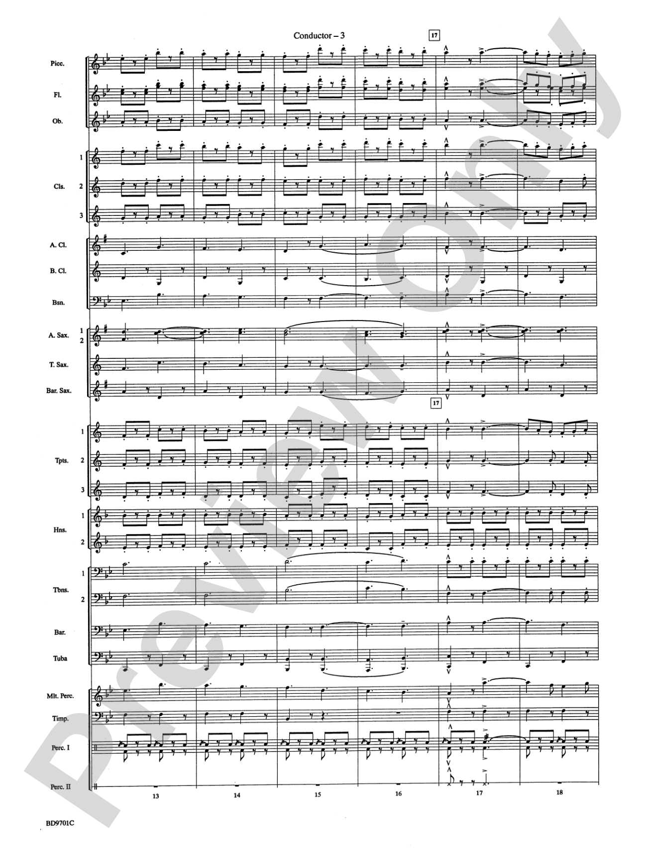 Semper Fidelis: Concert Band Conductor Score & Parts