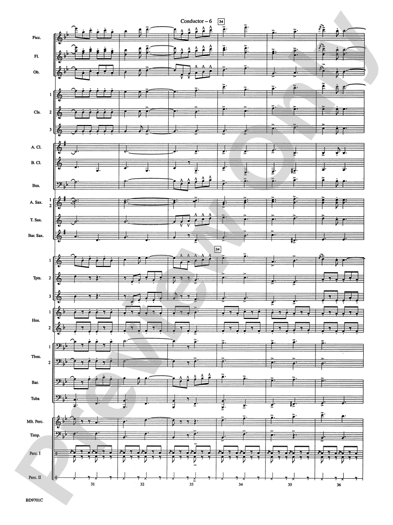Semper Fidelis: Concert Band Conductor Score & Parts