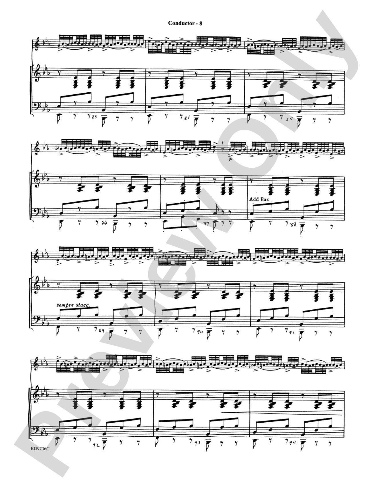 Carnival of Venice (Cornet (Trumpet) Solo with Band Accompaniment): Score