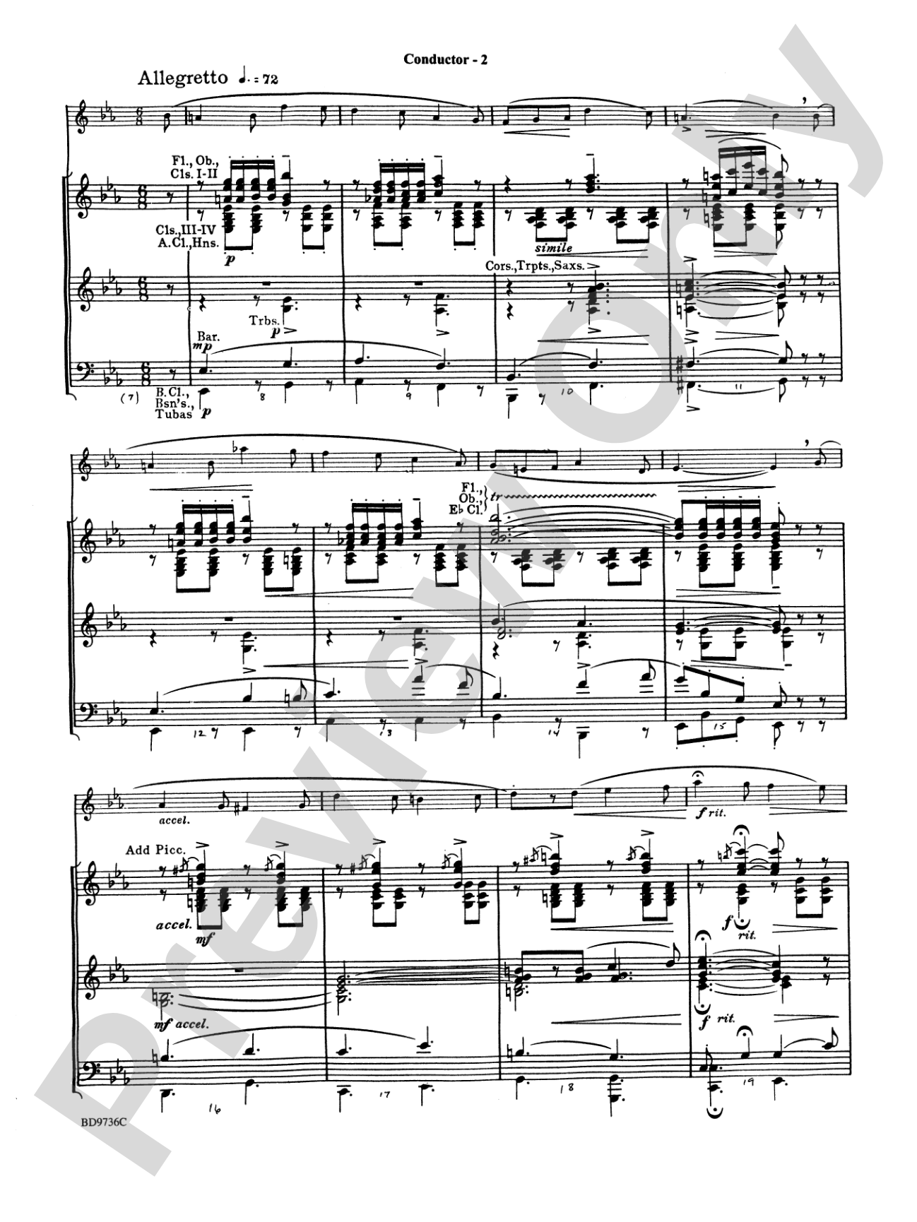 Carnival of Venice (Cornet (Trumpet) Solo with Band Accompaniment): Score