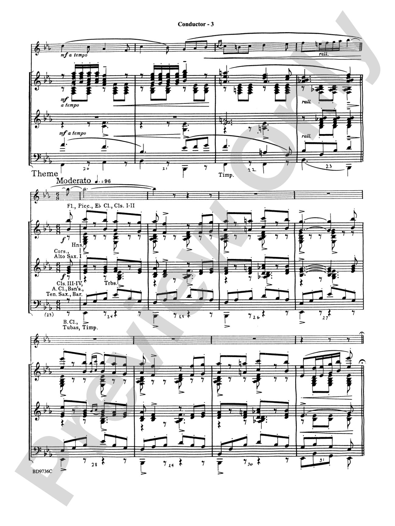 Carnival of Venice (Cornet (Trumpet) Solo with Band Accompaniment): Score