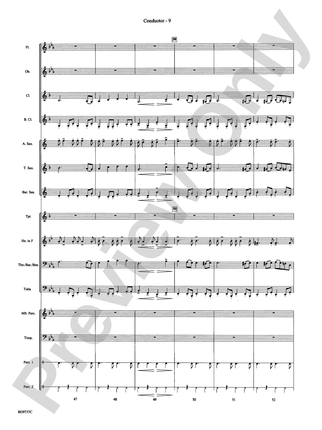 Sousa - The March King: Concert Band Conductor Score & Parts