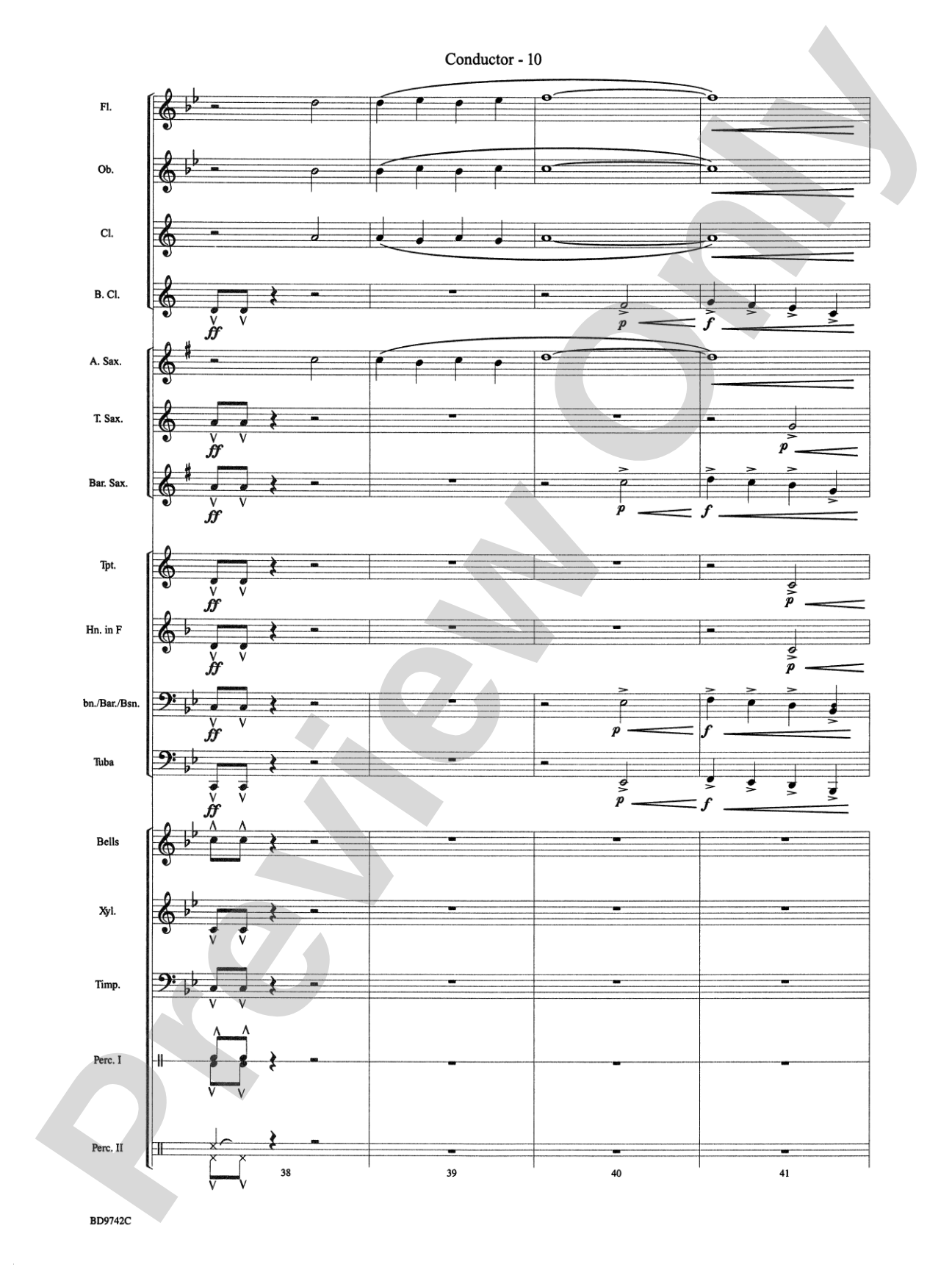 Mystic Legacy: Concert Band Conductor Score & Parts