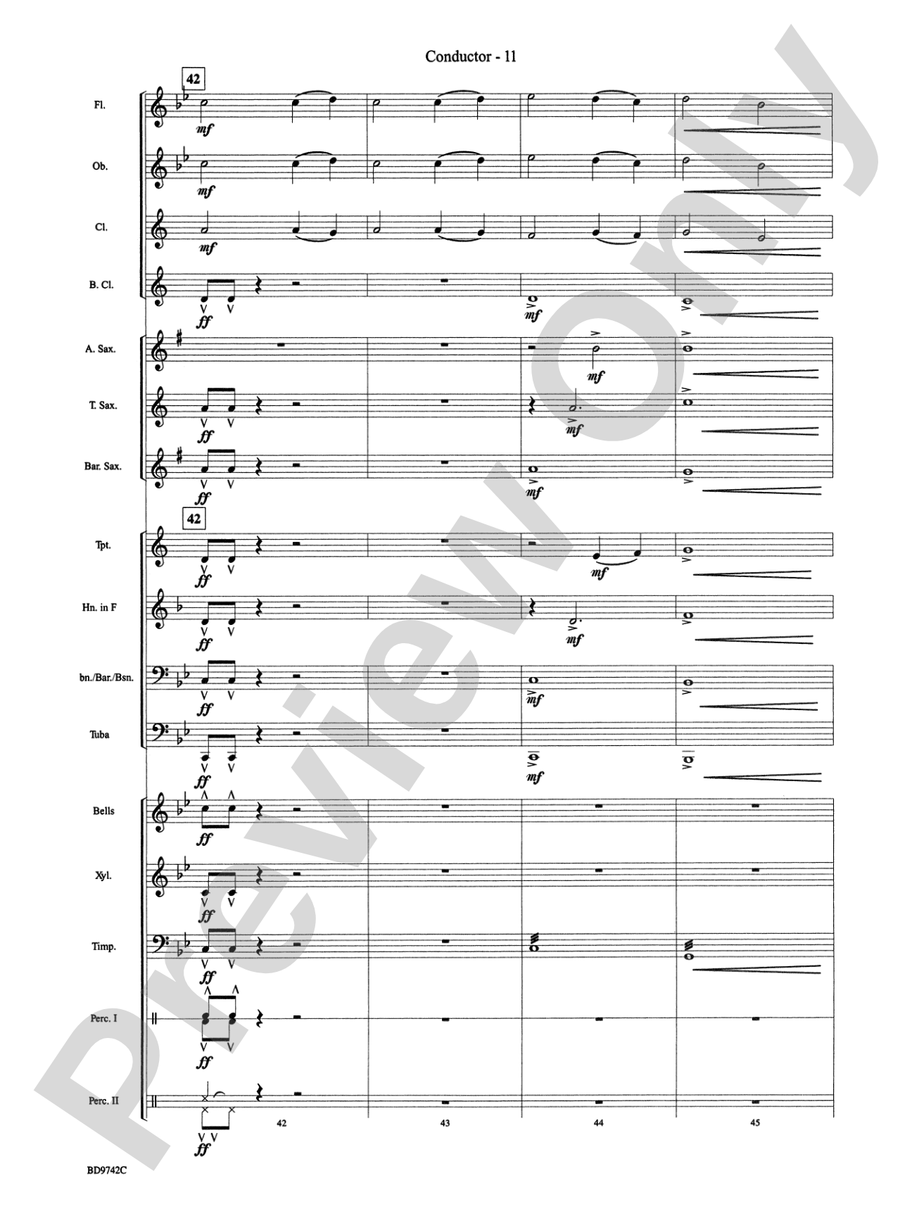 Mystic Legacy: Concert Band Conductor Score & Parts