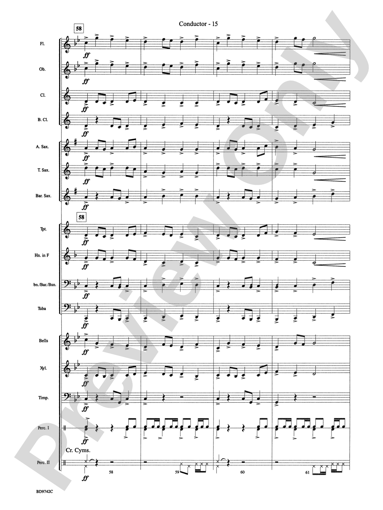 Mystic Legacy: Concert Band Conductor Score & Parts