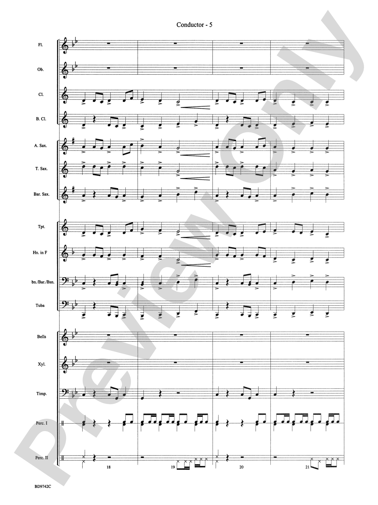 Mystic Legacy: Concert Band Conductor Score & Parts