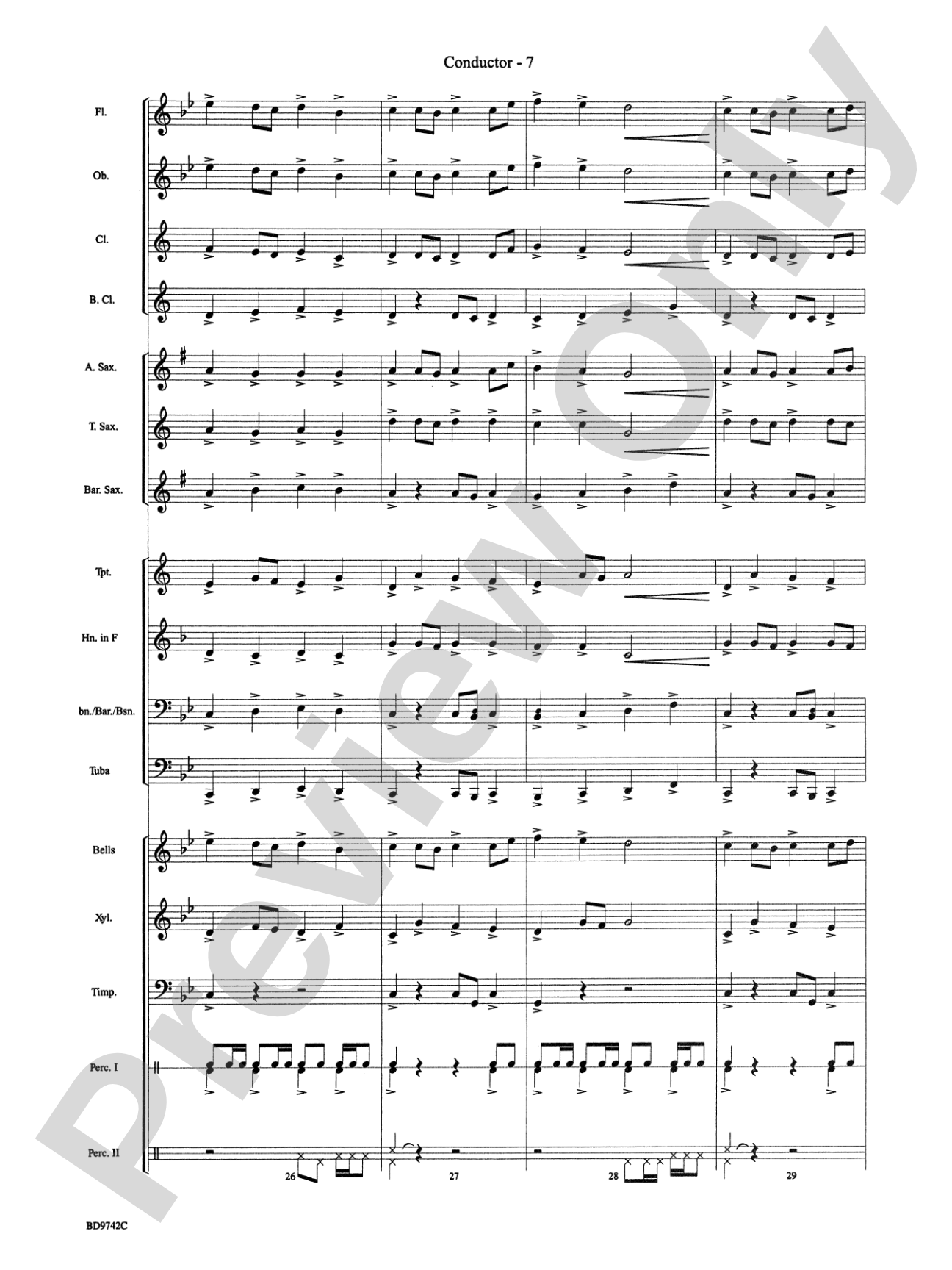 Mystic Legacy: Concert Band Conductor Score & Parts