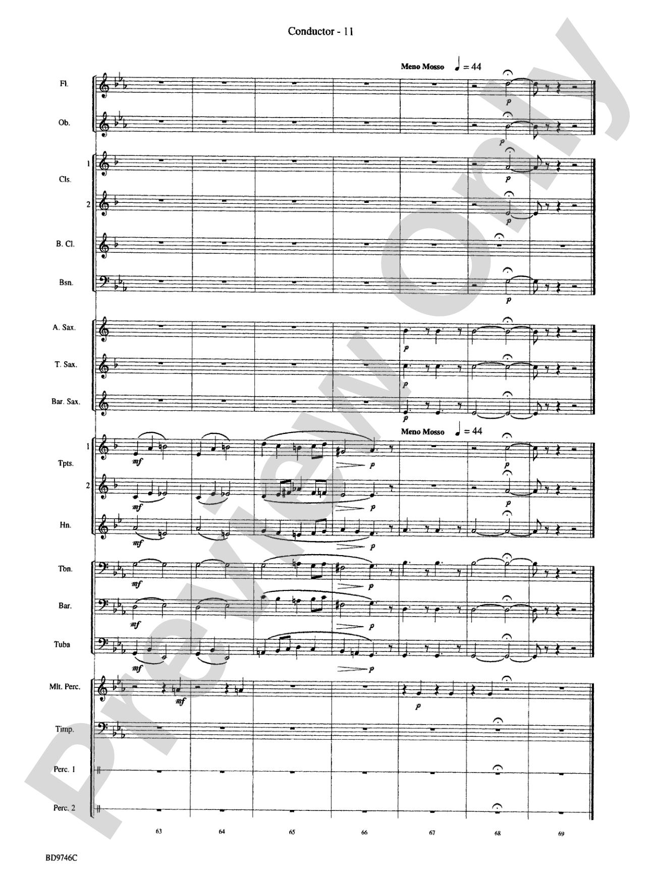 Peer Gynt Suite: Concert Band Conductor Score & Parts