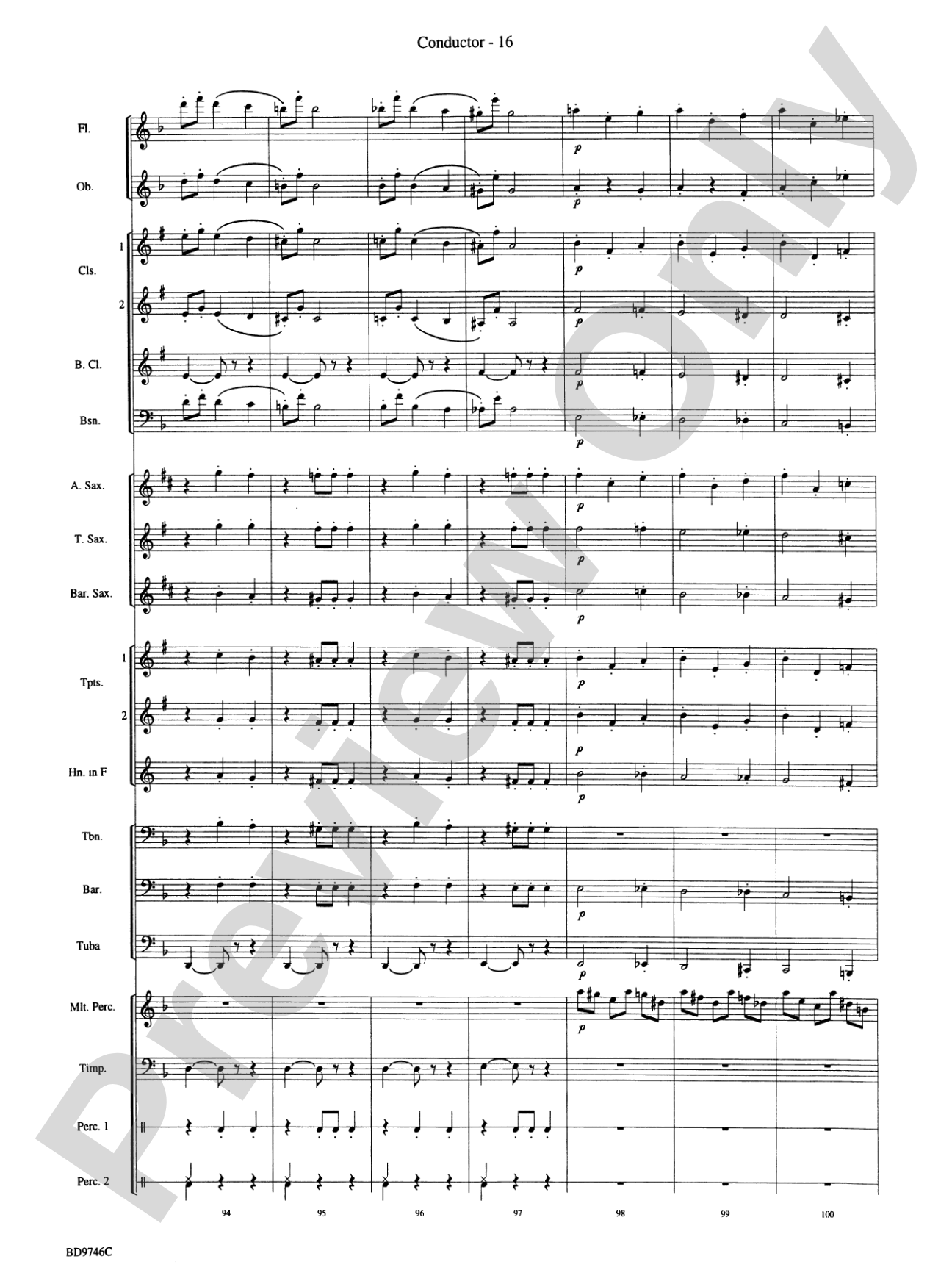 Peer Gynt Suite: Concert Band Conductor Score & Parts