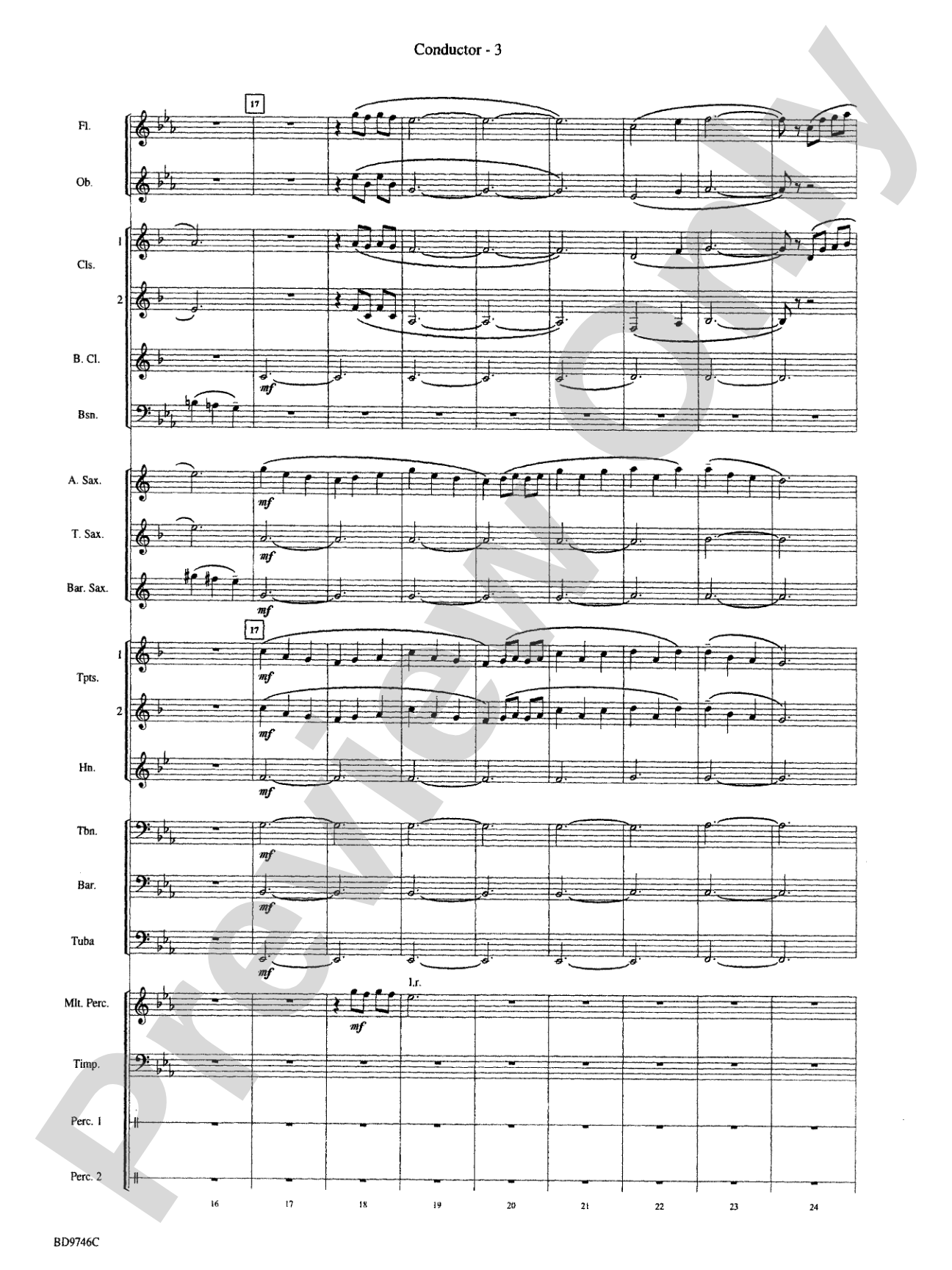Peer Gynt Suite: Concert Band Conductor Score & Parts
