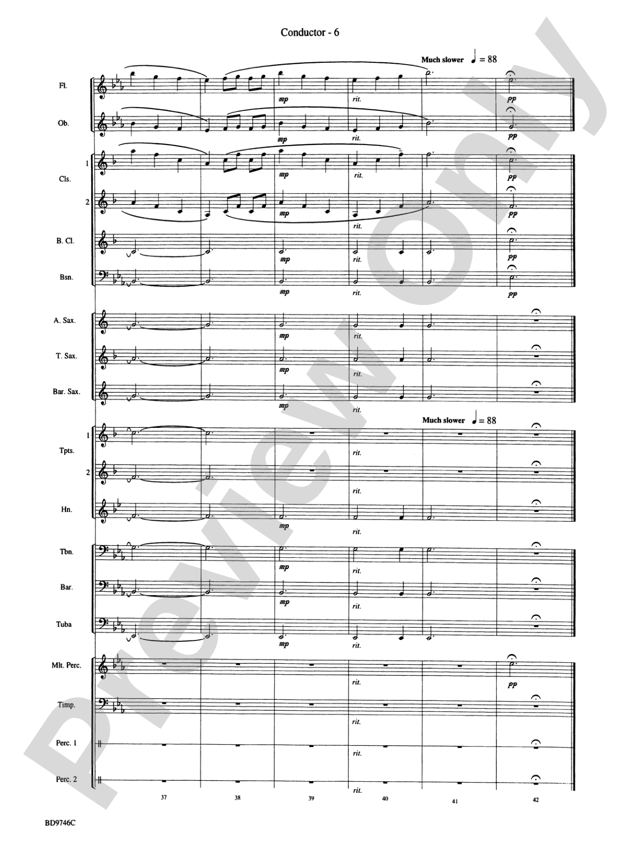 Peer Gynt Suite: Concert Band Conductor Score & Parts
