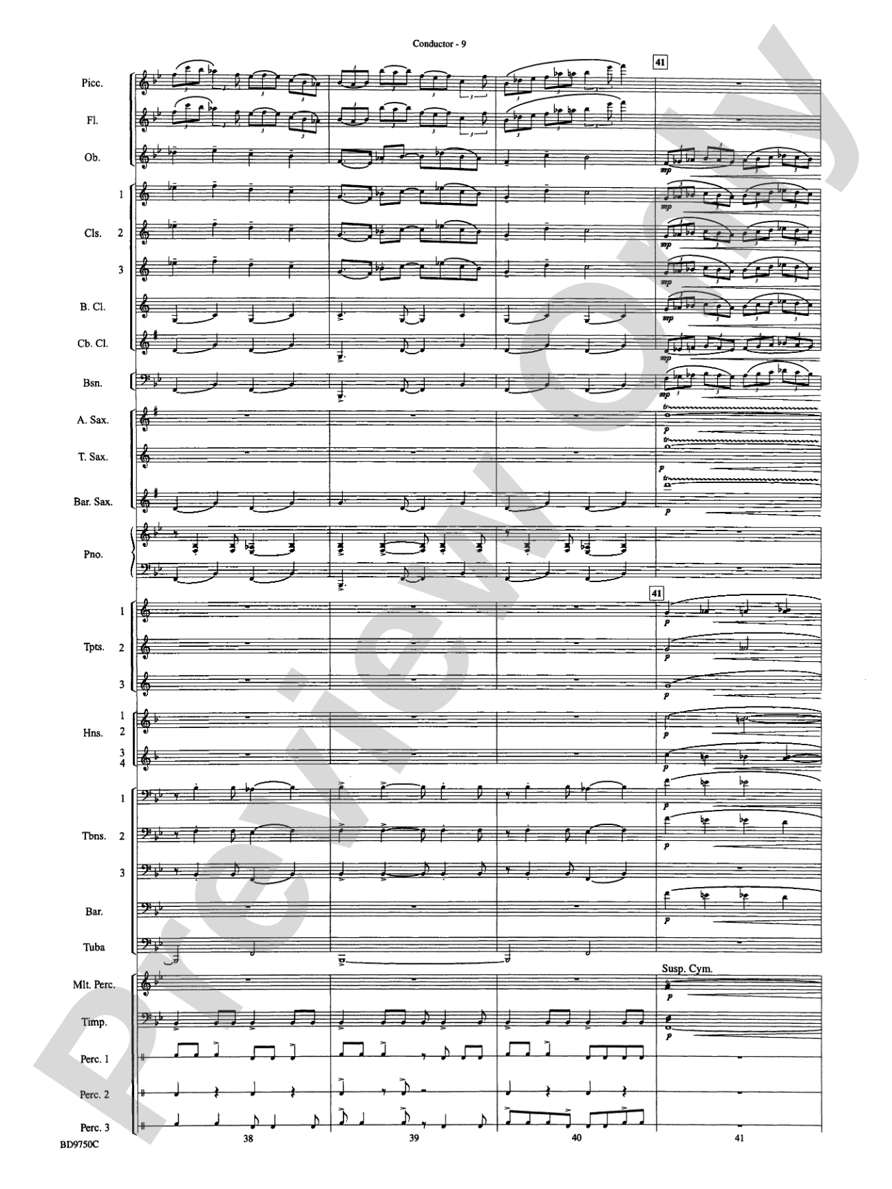 Songs of Sailor and Sea: Concert Band Conductor Score & Parts