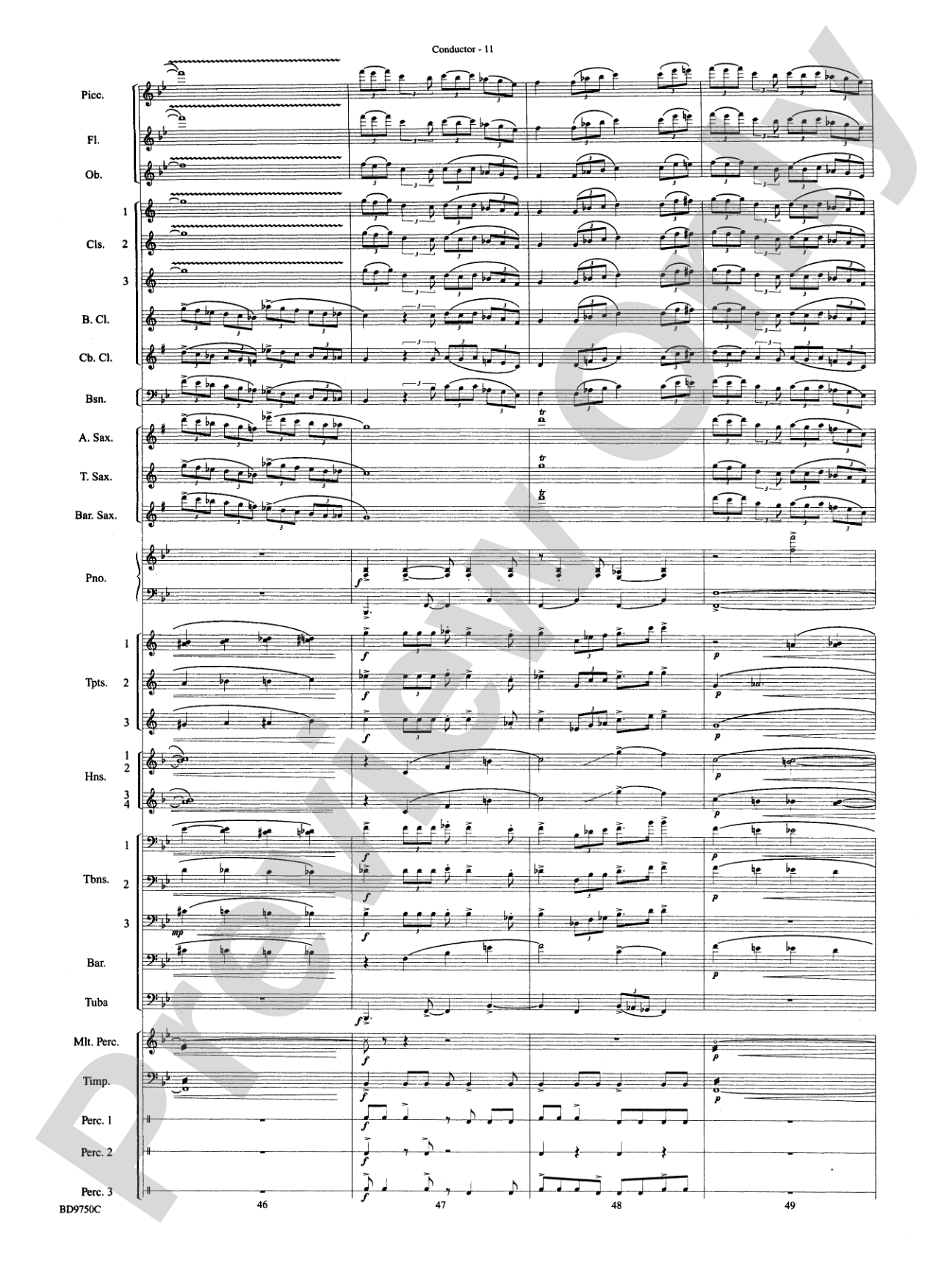 Songs of Sailor and Sea: Concert Band Conductor Score & Parts