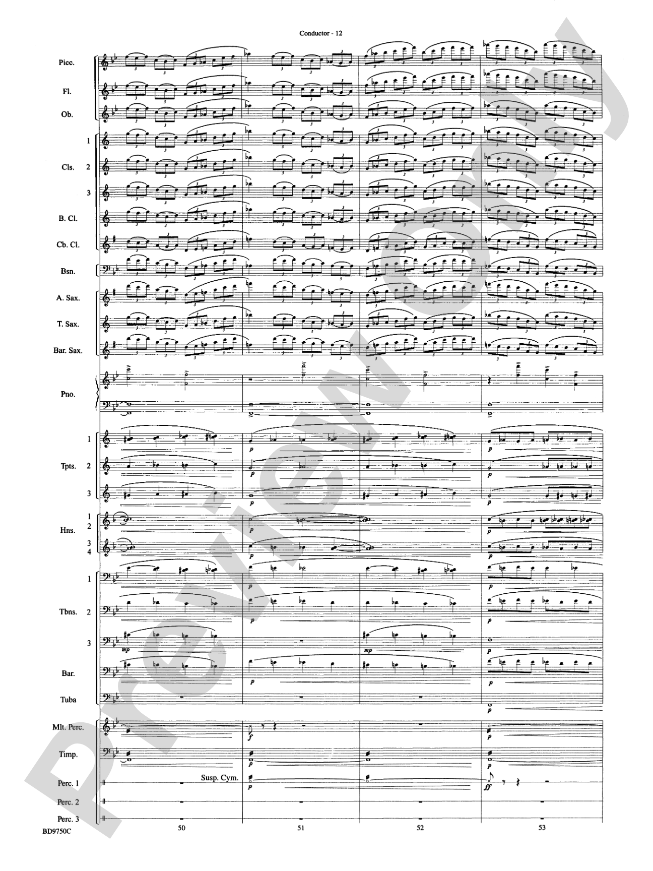 Songs of Sailor and Sea: Concert Band Conductor Score & Parts