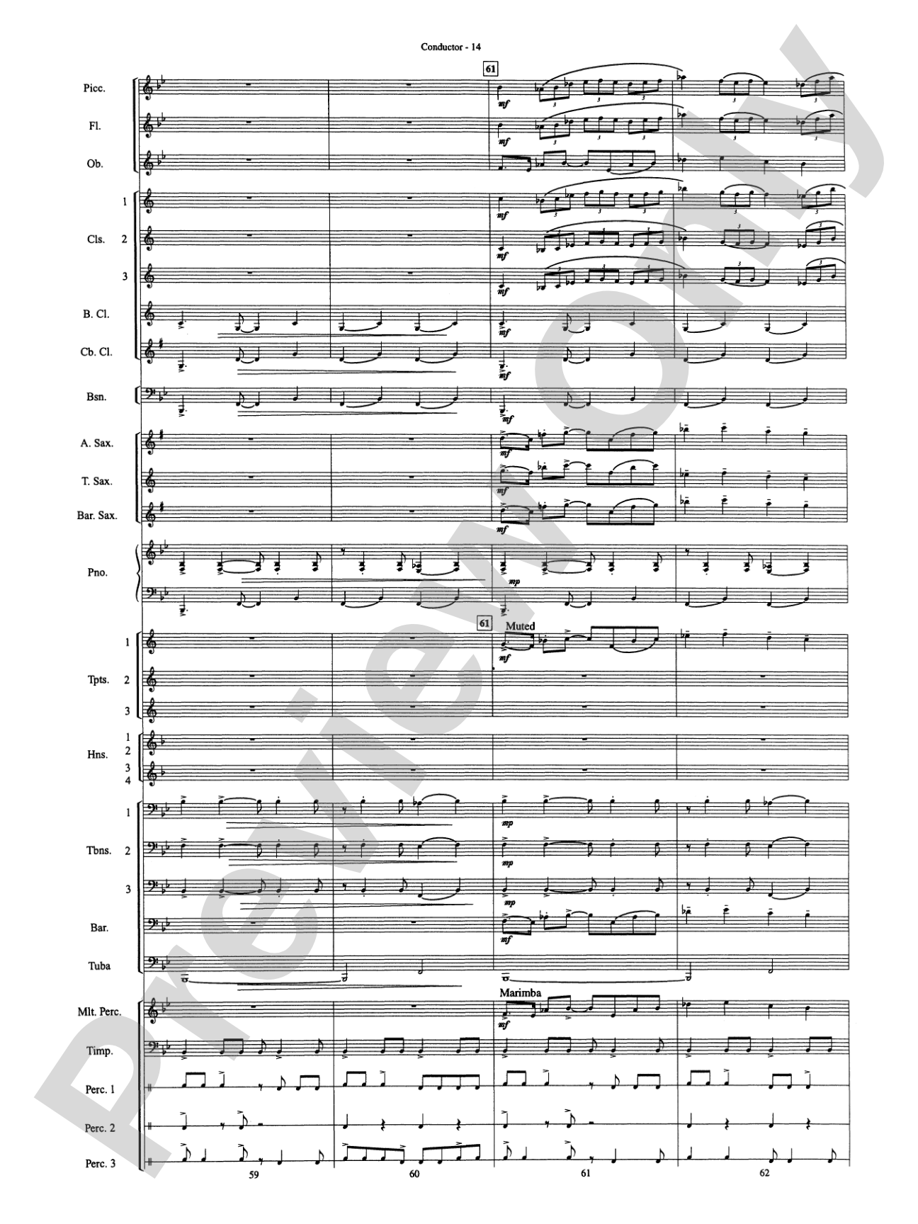 Songs of Sailor and Sea: Concert Band Conductor Score & Parts