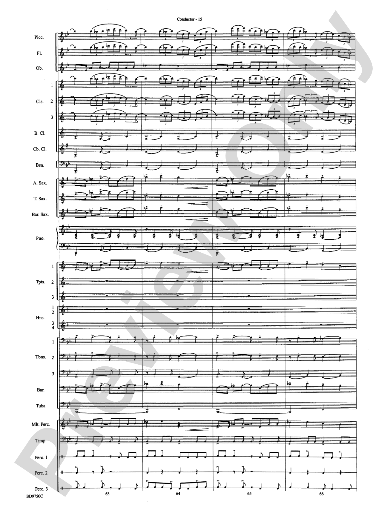Songs of Sailor and Sea: Concert Band Conductor Score & Parts
