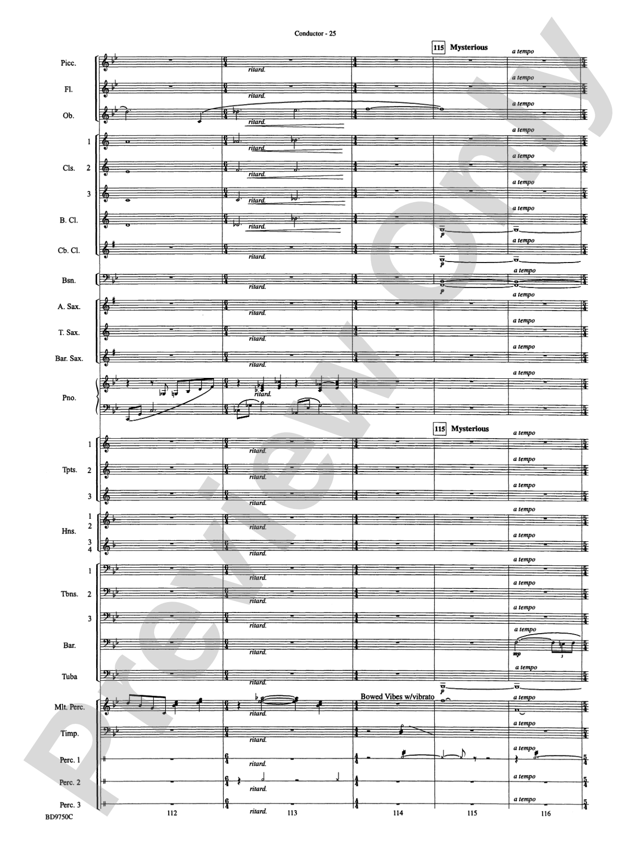 Songs of Sailor and Sea: Concert Band Conductor Score & Parts