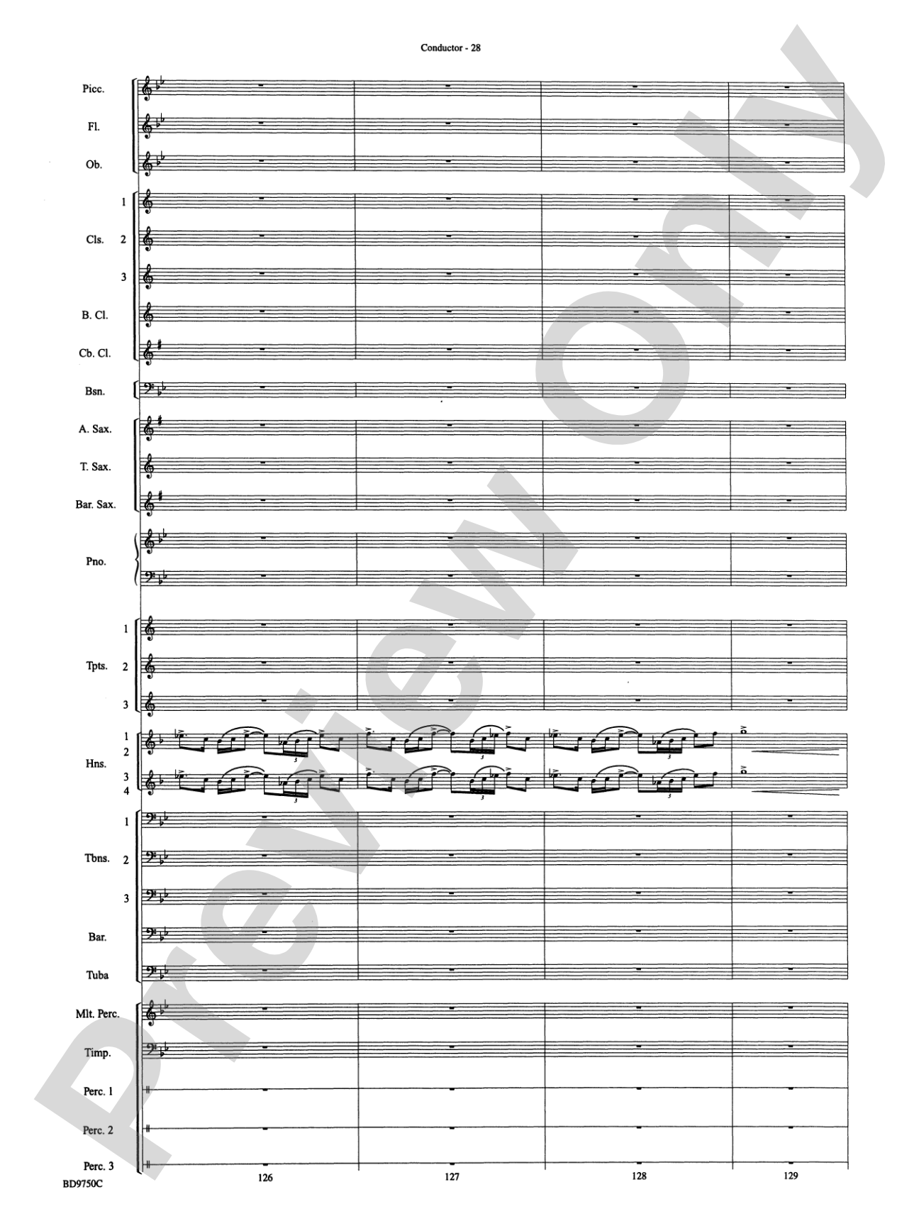 Songs of Sailor and Sea: Concert Band Conductor Score & Parts