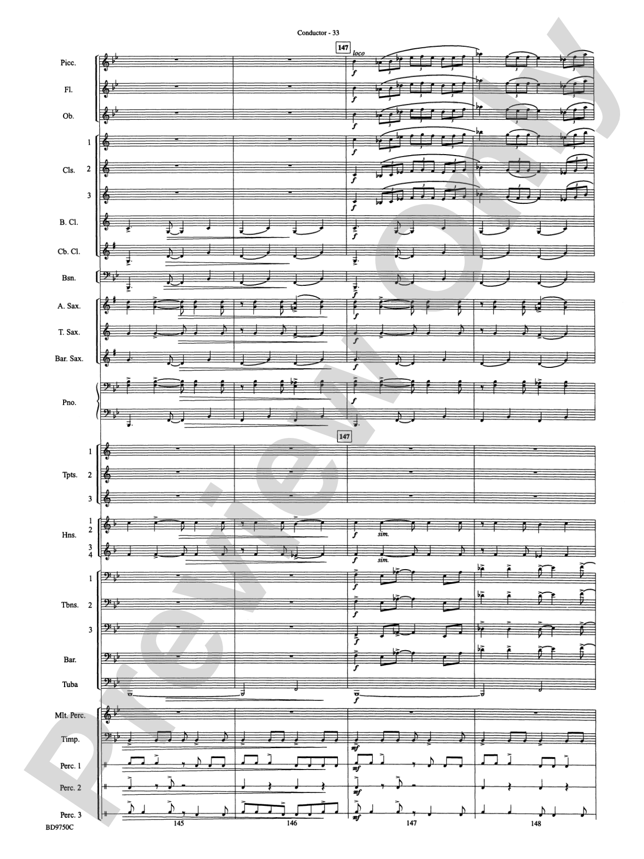 Songs of Sailor and Sea: Concert Band Conductor Score & Parts