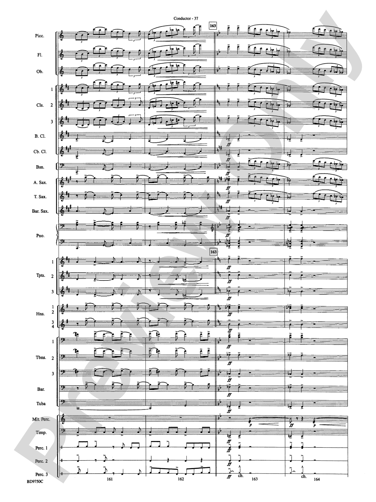 Songs of Sailor and Sea: Concert Band Conductor Score & Parts