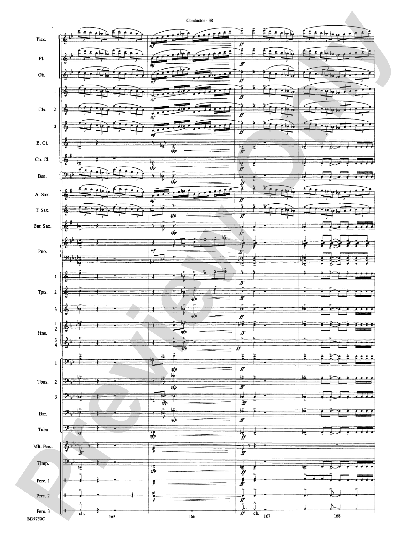 Songs of Sailor and Sea: Concert Band Conductor Score & Parts