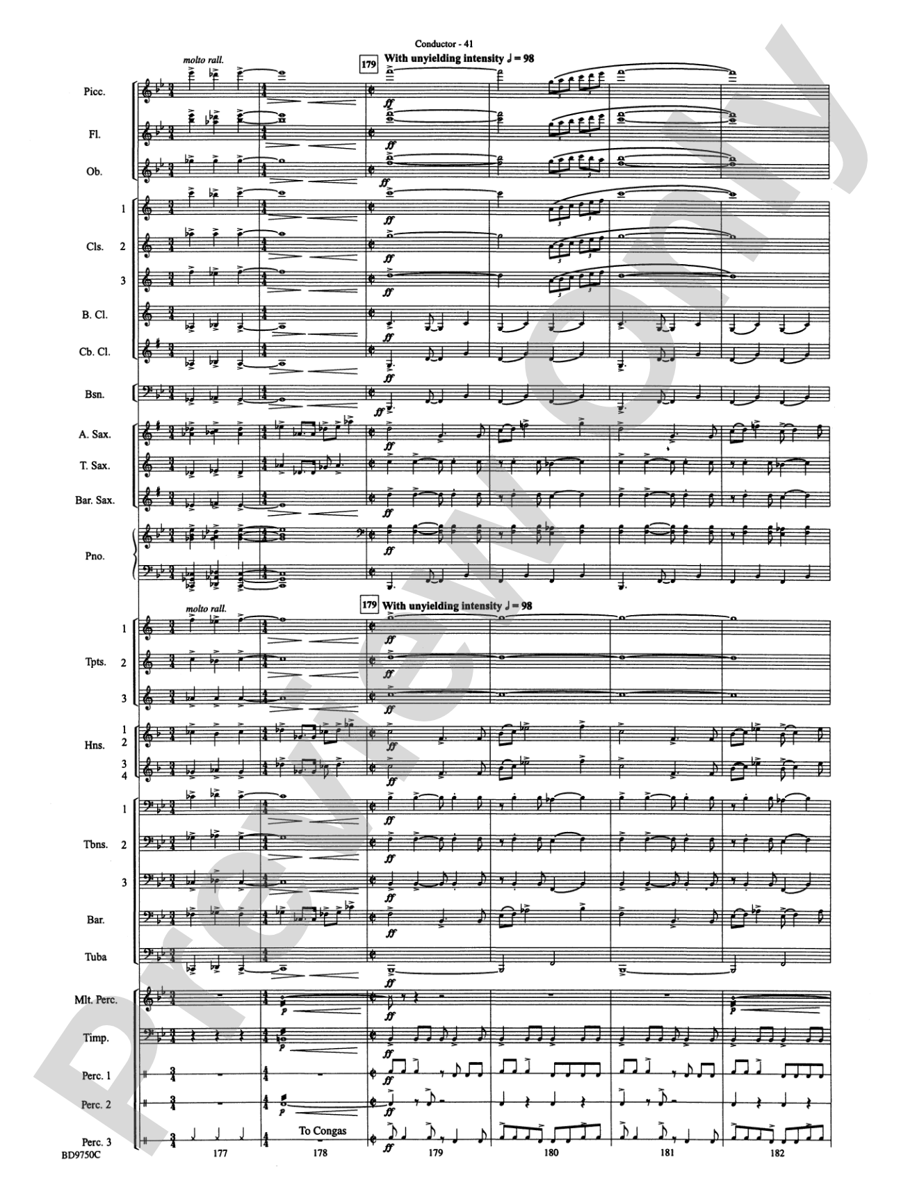 Songs of Sailor and Sea: Concert Band Conductor Score & Parts