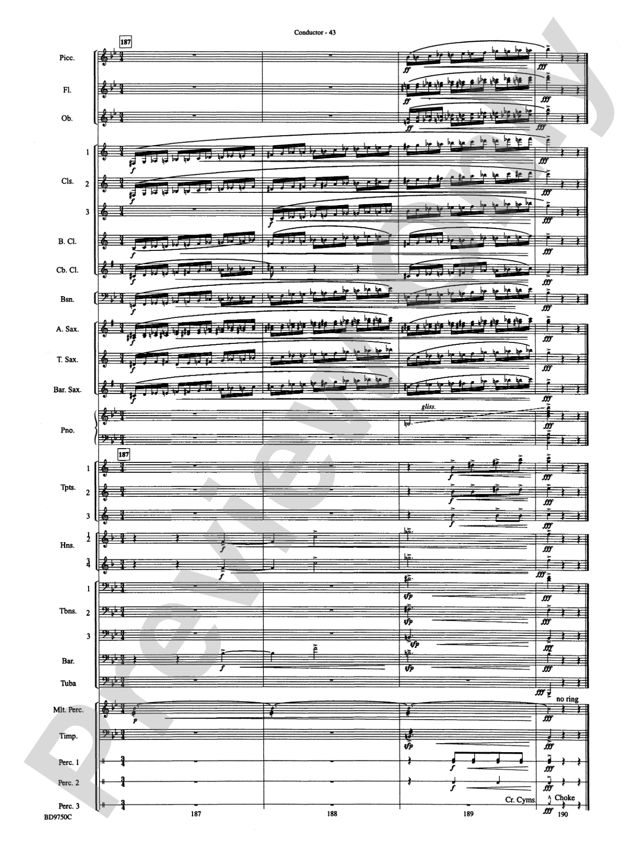 Songs of Sailor and Sea: Concert Band Conductor Score & Parts