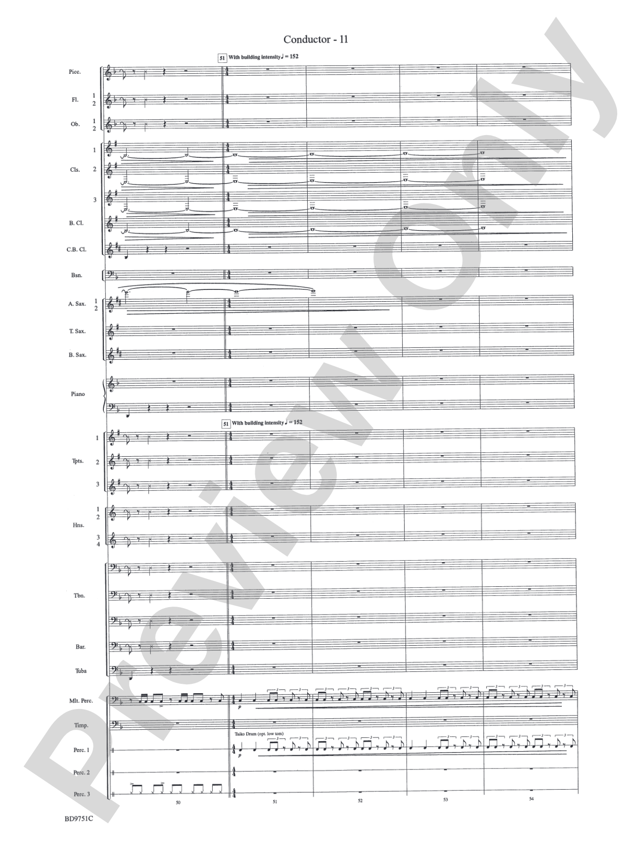 Purgatorio (from The Divine Comedy): Concert Band Conductor Score & Parts