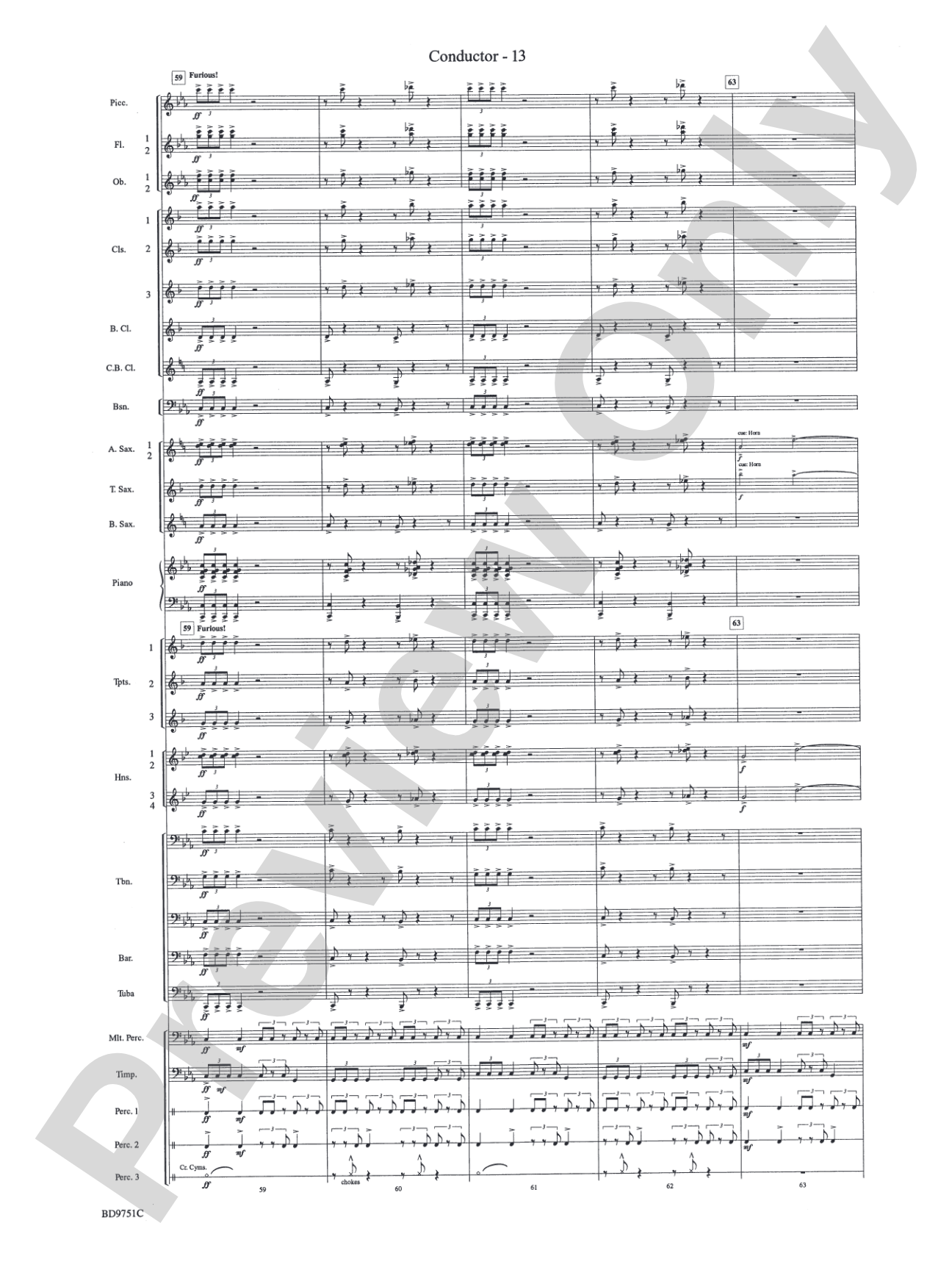 Purgatorio (from The Divine Comedy): Concert Band Conductor Score & Parts