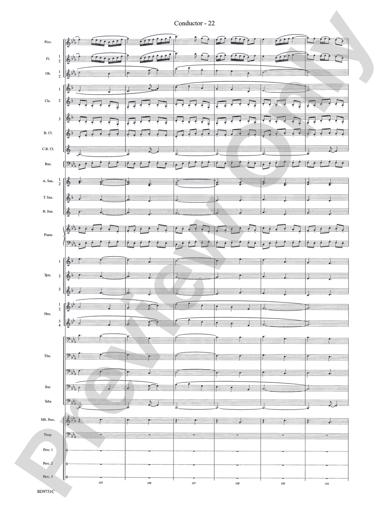 Purgatorio (from The Divine Comedy): Concert Band Conductor Score & Parts