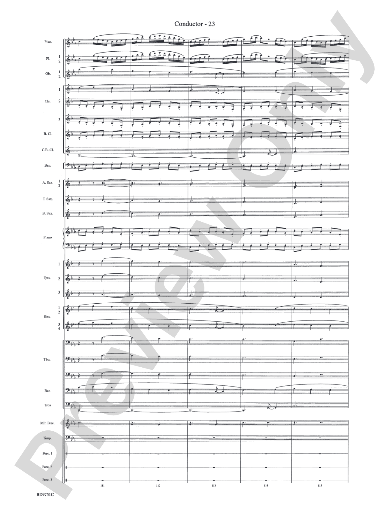 Purgatorio (from The Divine Comedy): Concert Band Conductor Score & Parts