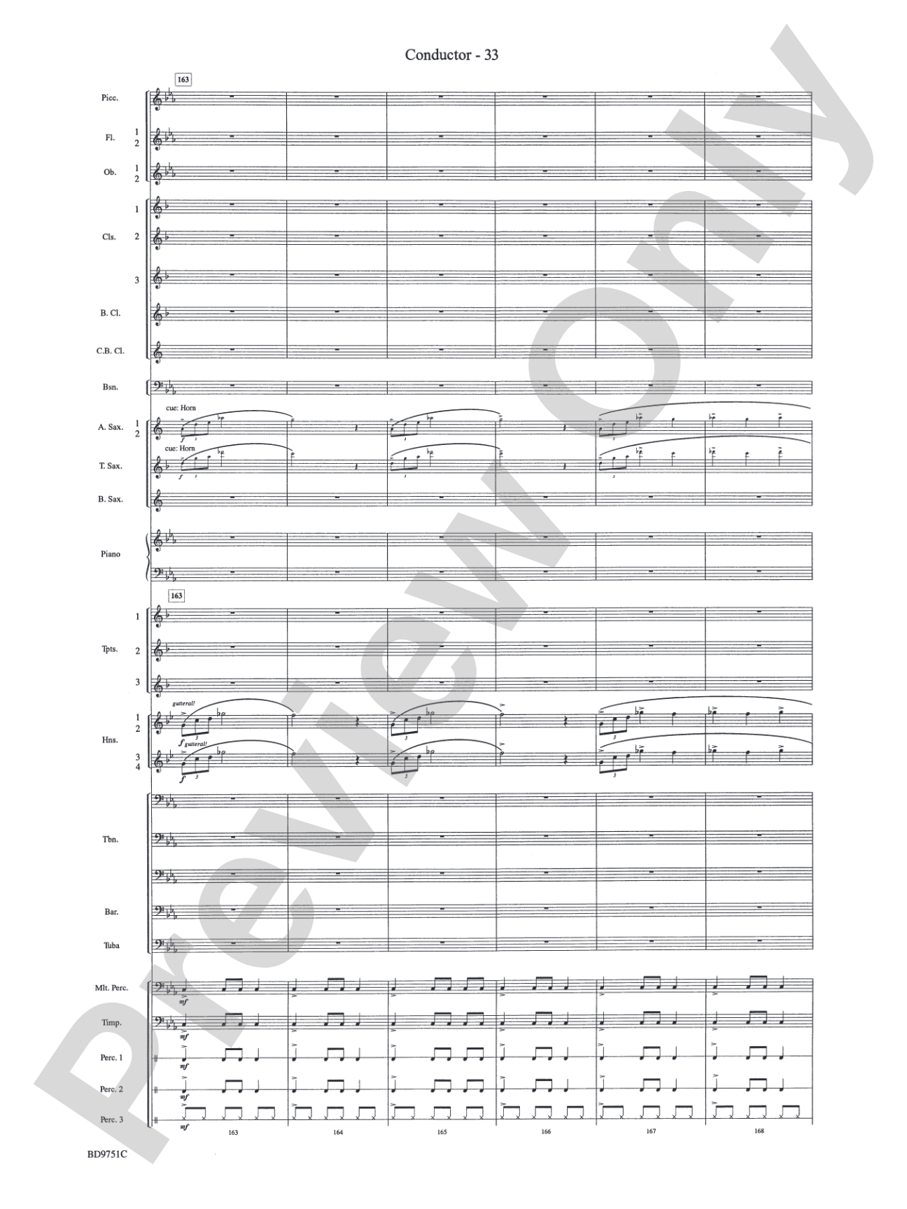 Purgatorio (from The Divine Comedy): Concert Band Conductor Score & Parts