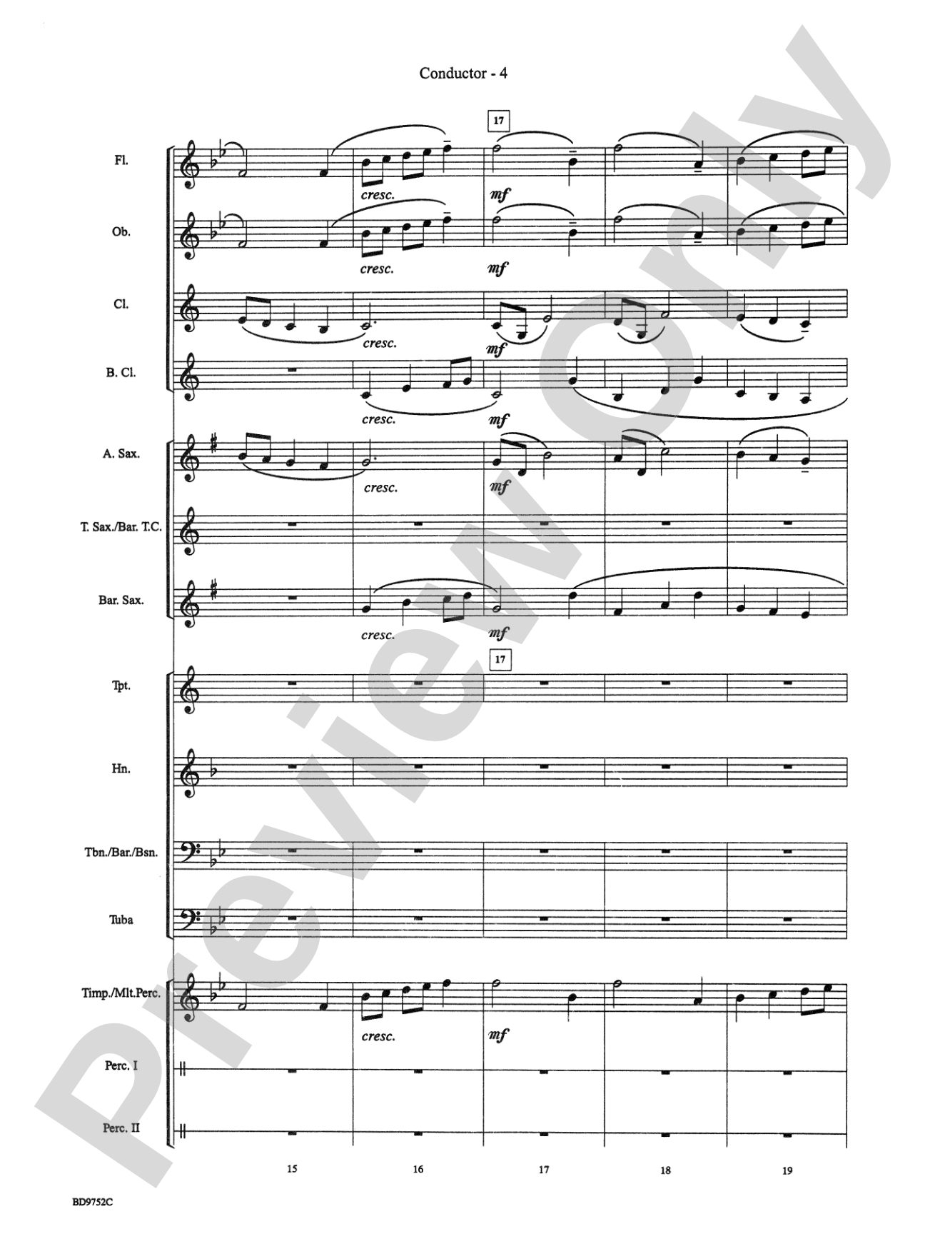 Dona Nobis Pacem: Concert Band Conductor Score & Parts