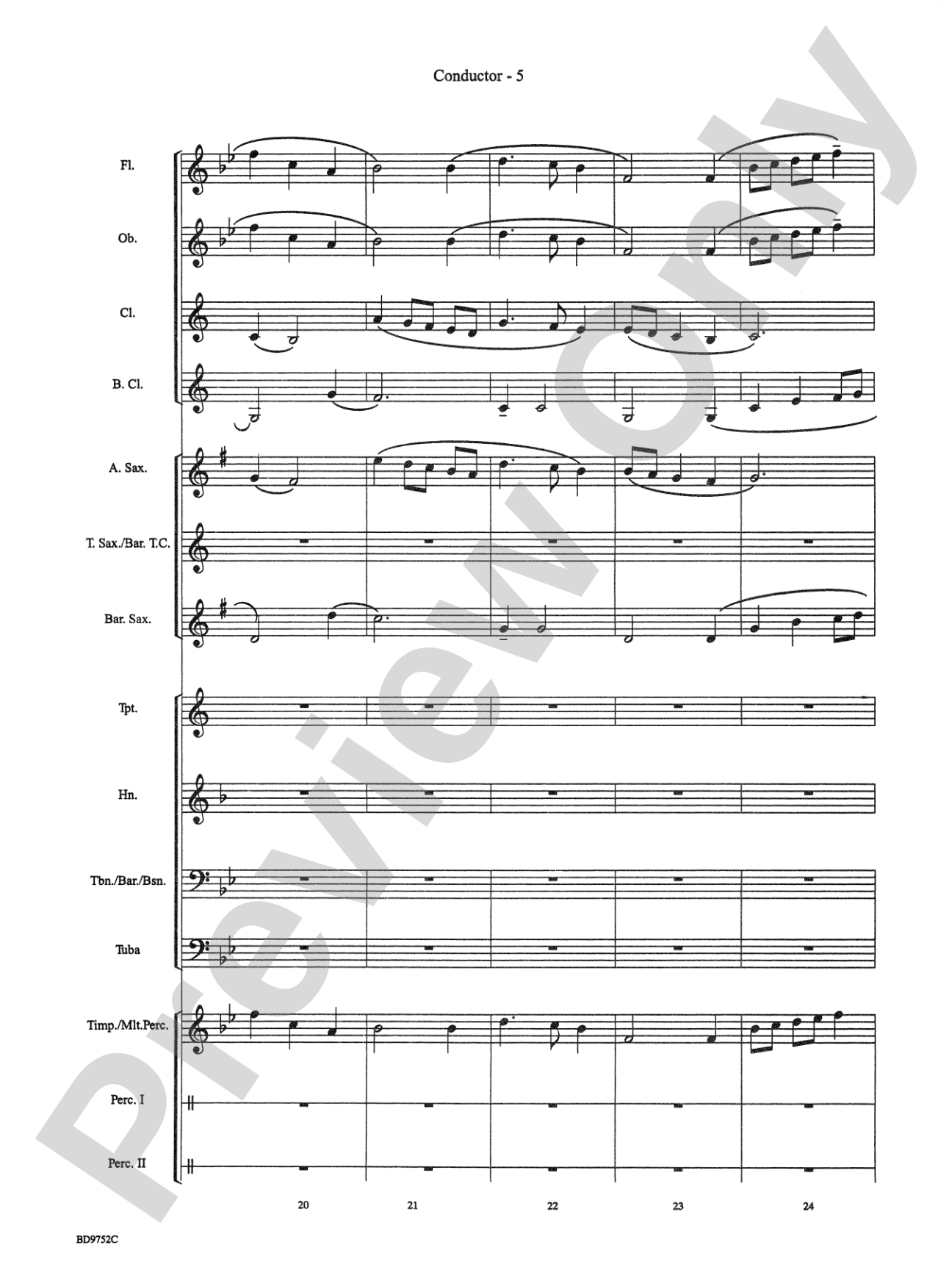Dona Nobis Pacem: Concert Band Conductor Score & Parts