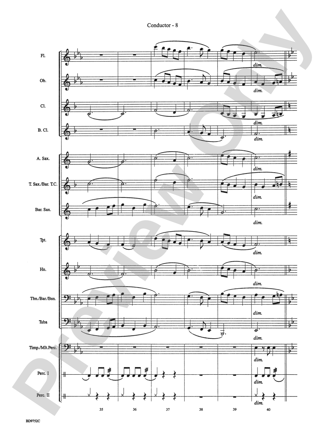 Dona Nobis Pacem: Concert Band Conductor Score & Parts