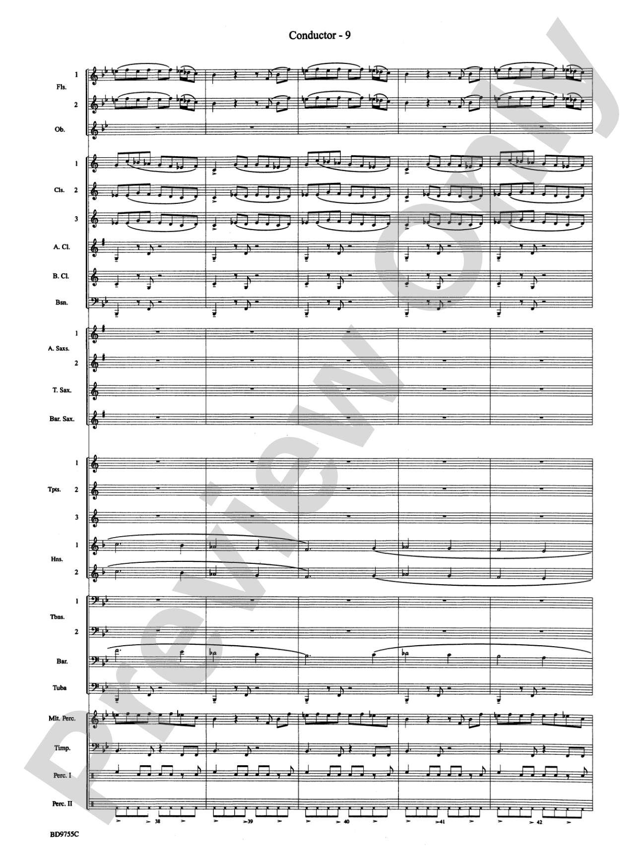 The Maelstrom: Concert Band Conductor Score & Parts