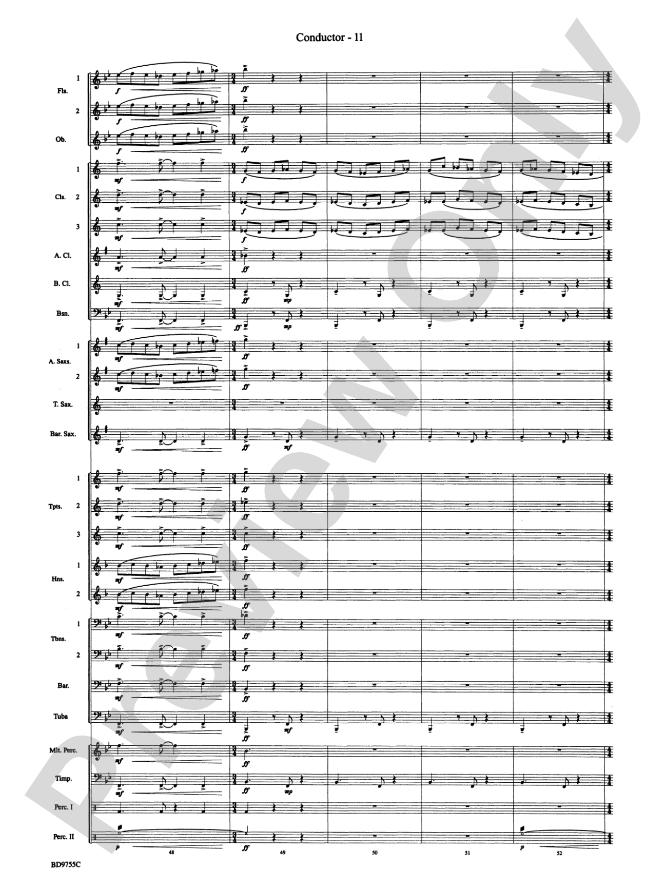 The Maelstrom: Concert Band Conductor Score & Parts