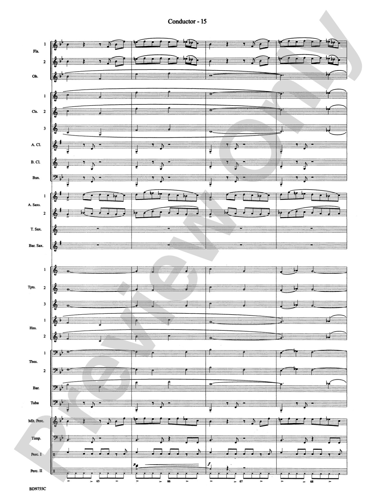 The Maelstrom: Concert Band Conductor Score & Parts