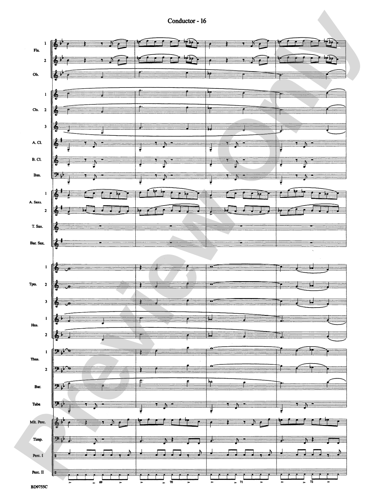 The Maelstrom: Concert Band Conductor Score & Parts
