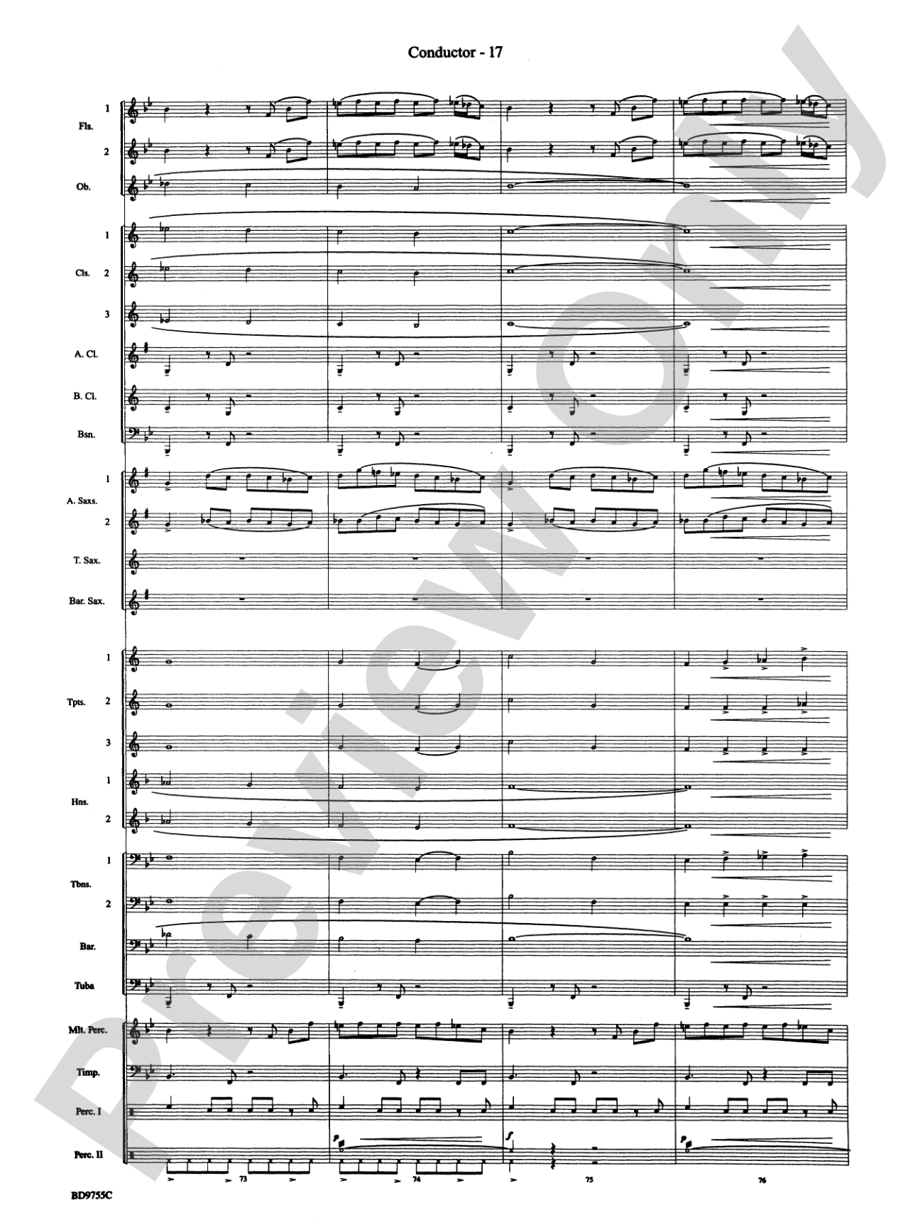 The Maelstrom: Concert Band Conductor Score & Parts