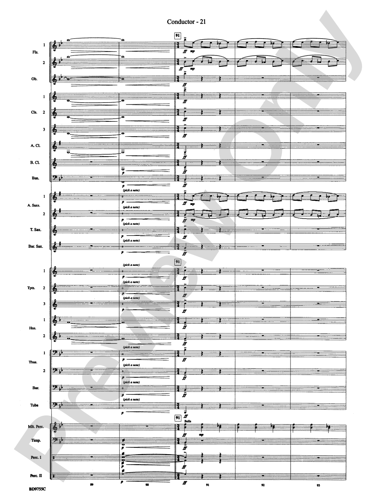 The Maelstrom: Concert Band Conductor Score & Parts