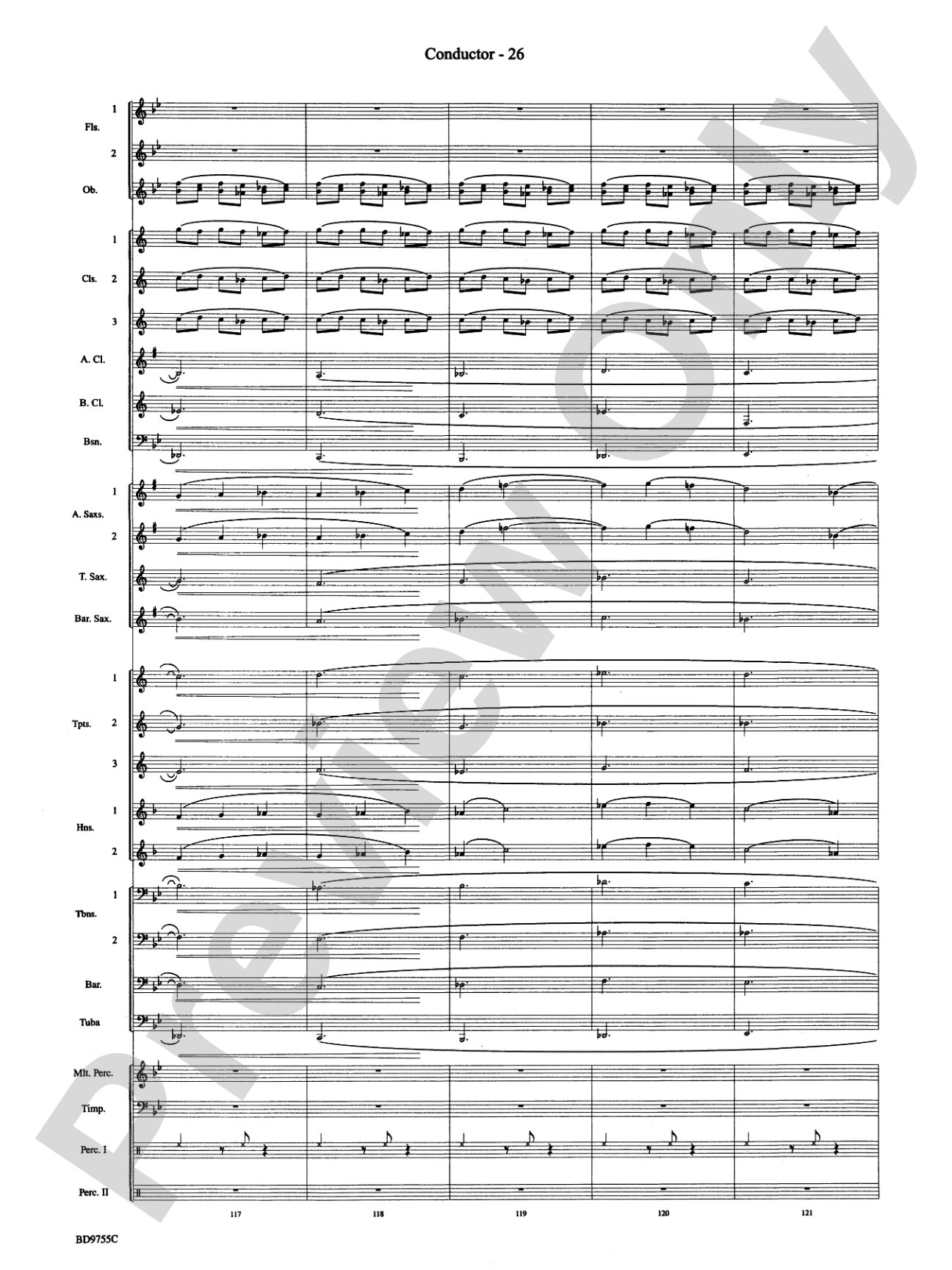 The Maelstrom: Concert Band Conductor Score & Parts
