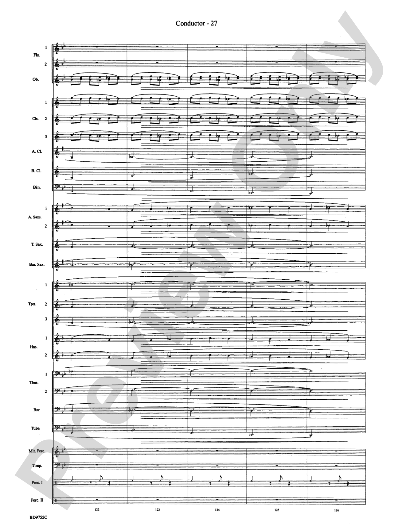 The Maelstrom: Concert Band Conductor Score & Parts