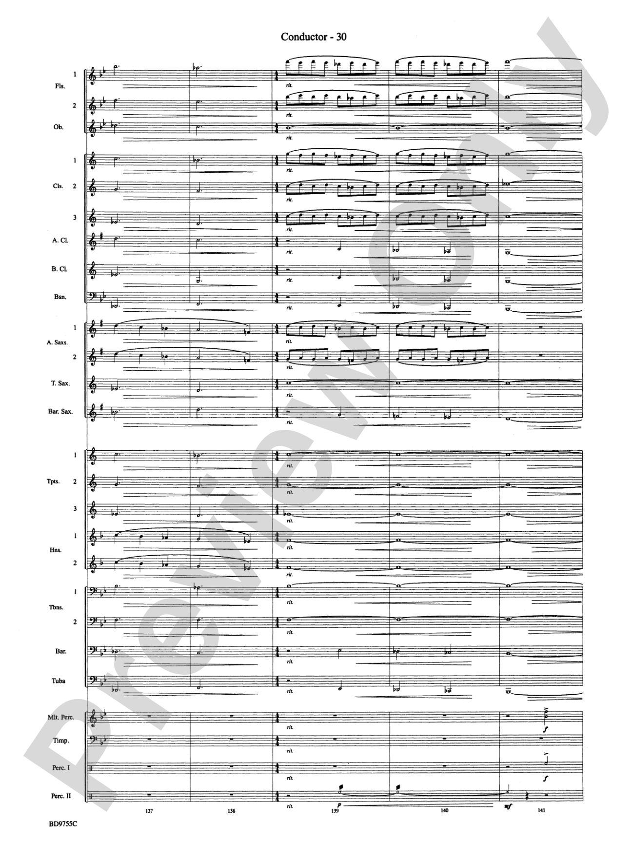 The Maelstrom: Concert Band Conductor Score & Parts
