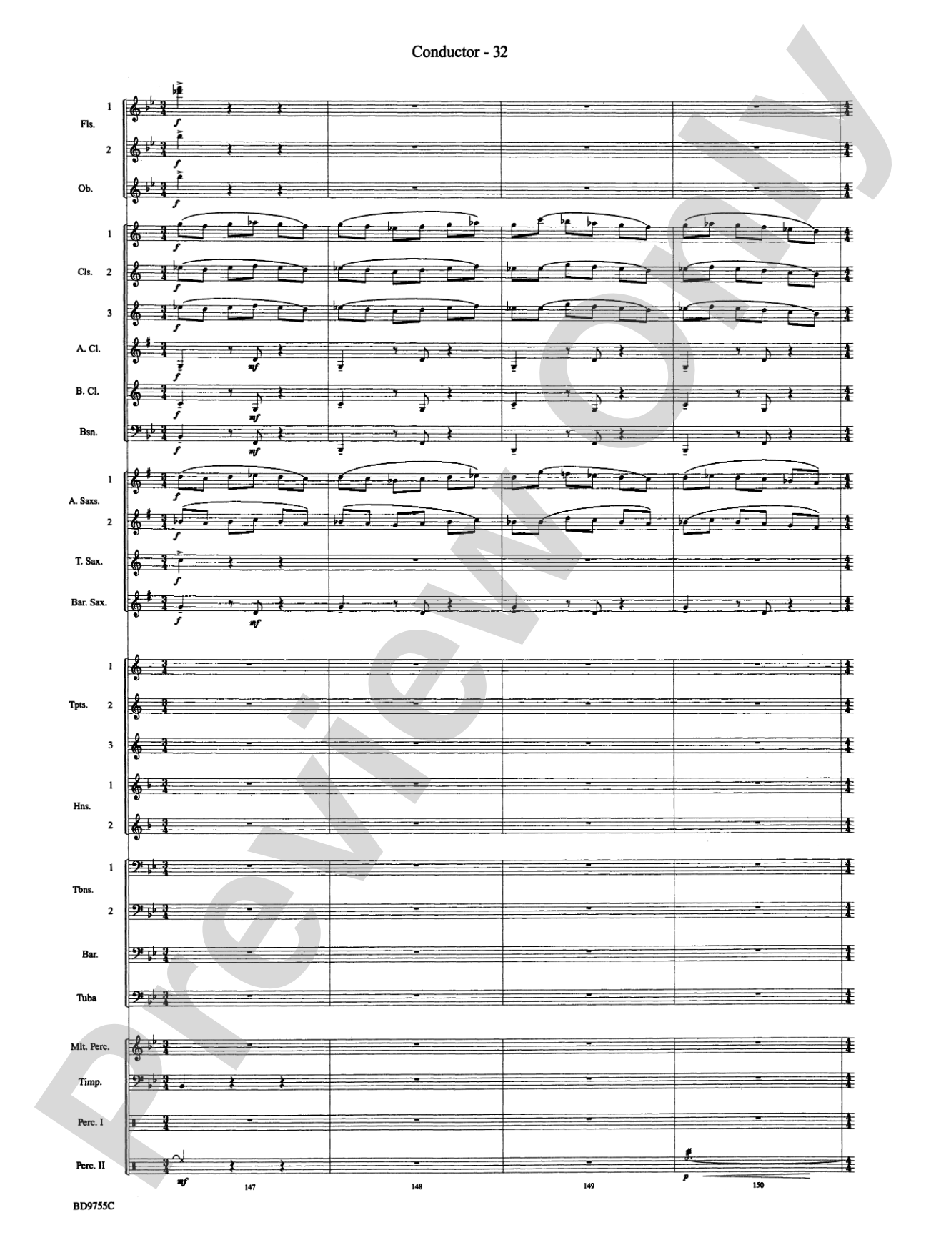 The Maelstrom: Concert Band Conductor Score & Parts