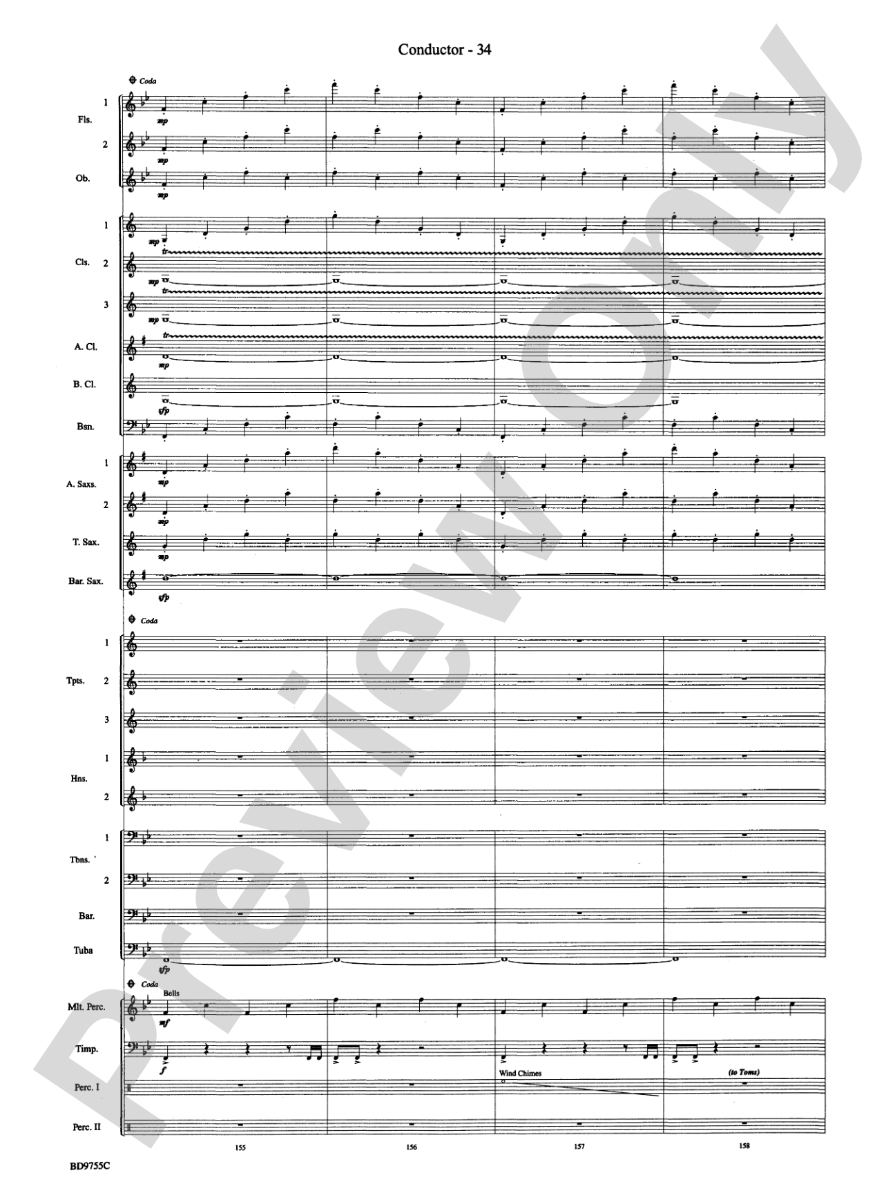 The Maelstrom: Concert Band Conductor Score & Parts