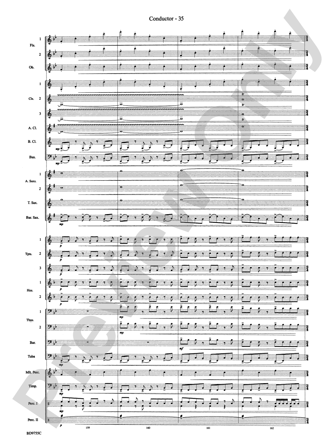The Maelstrom: Concert Band Conductor Score & Parts