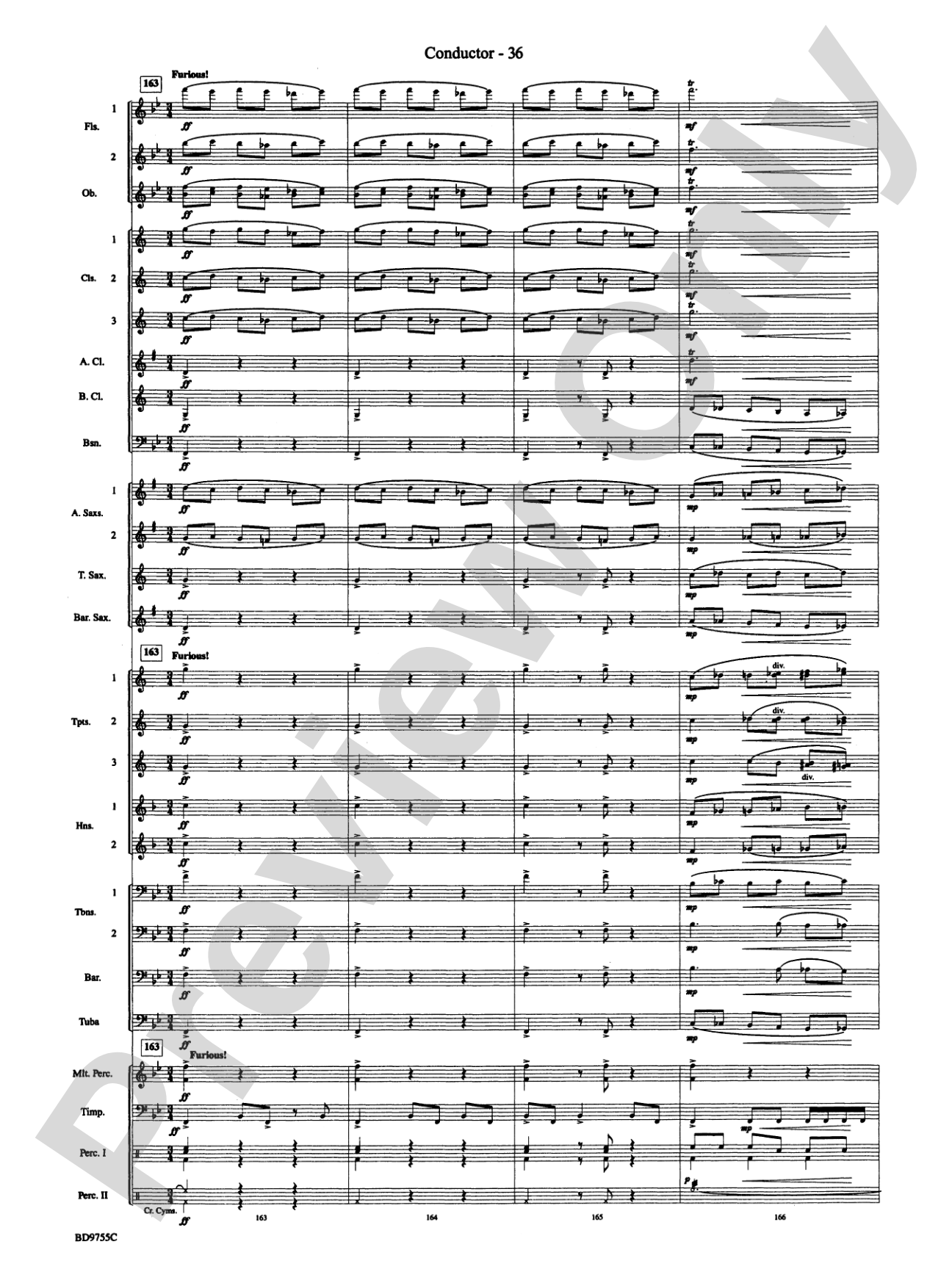 The Maelstrom: Concert Band Conductor Score & Parts