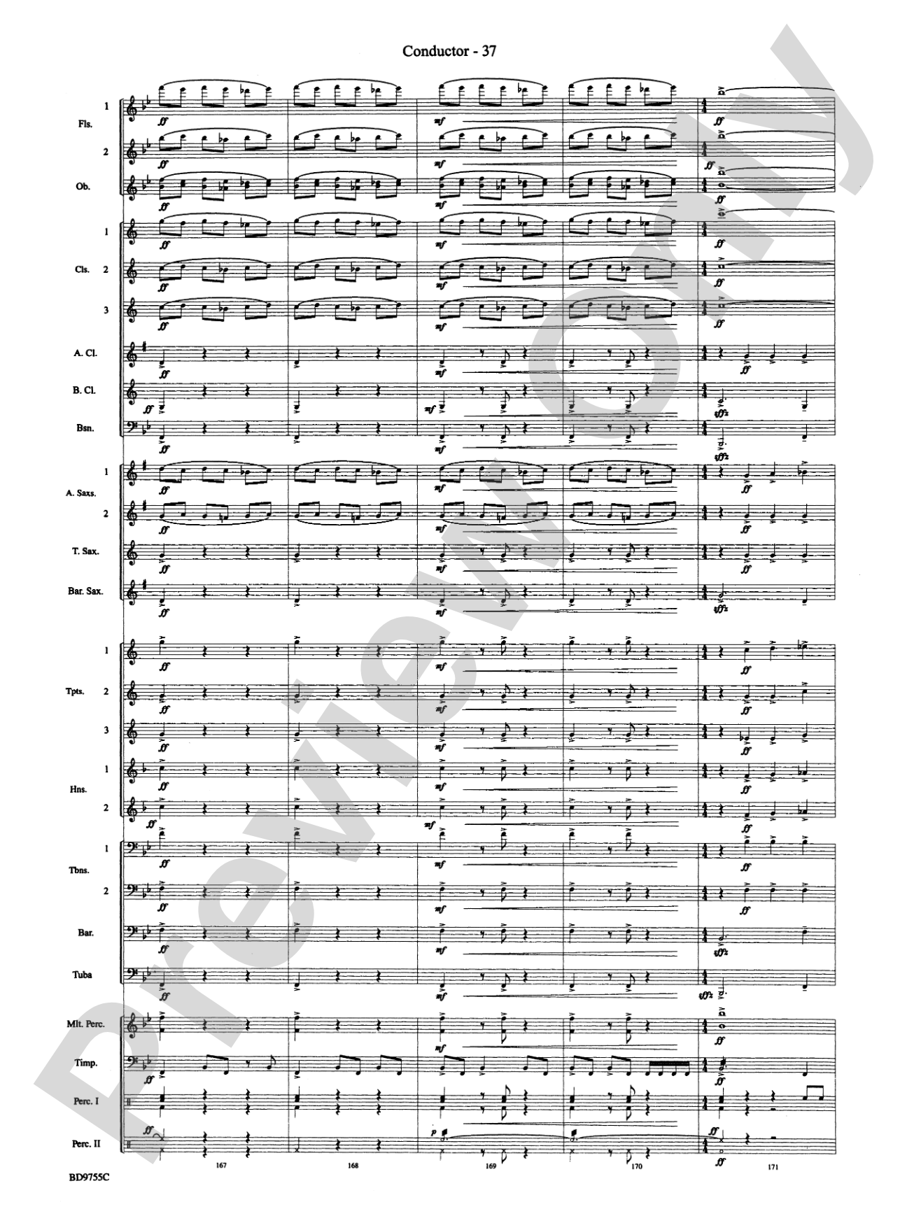 The Maelstrom: Concert Band Conductor Score & Parts