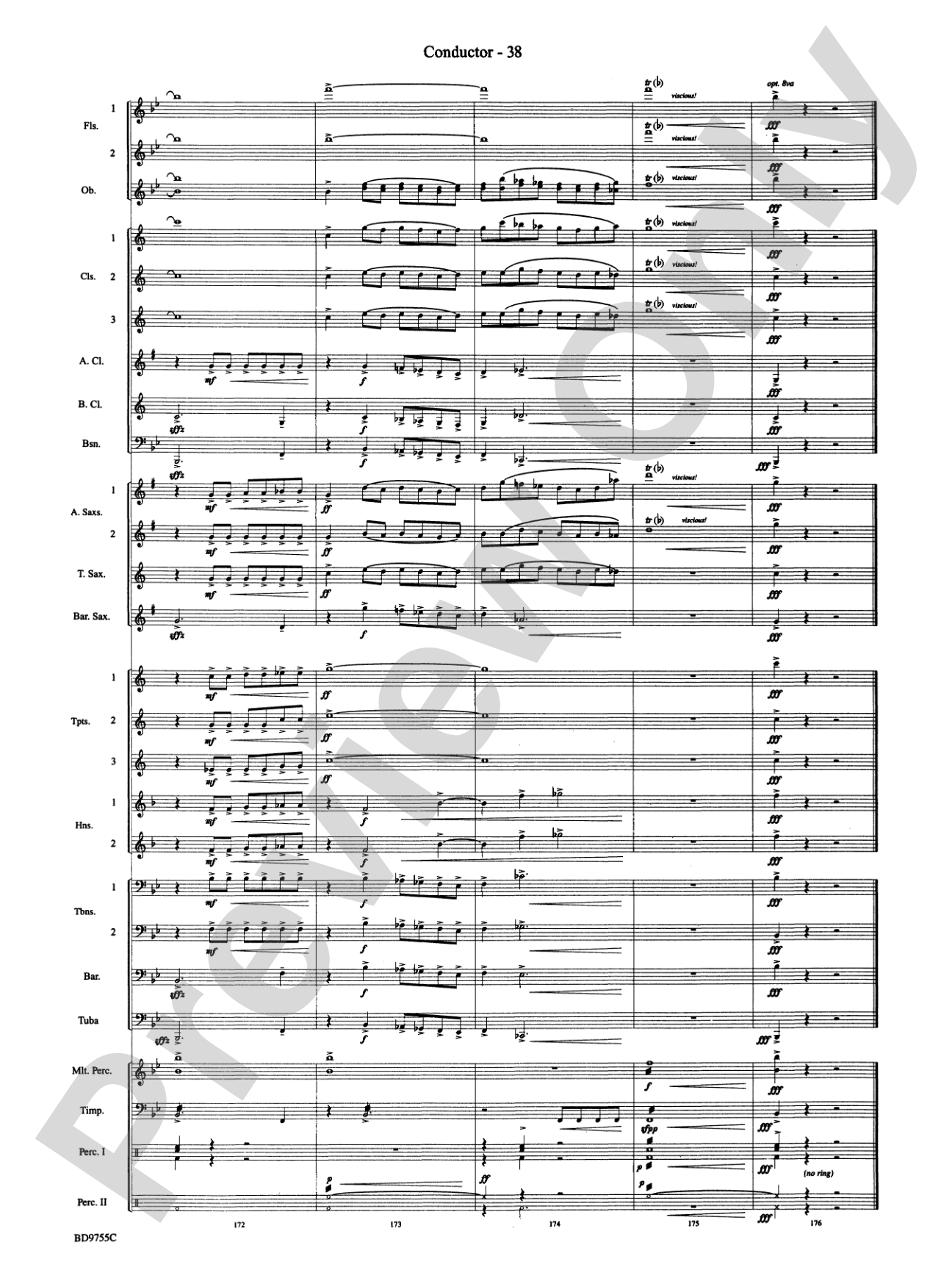 The Maelstrom: Concert Band Conductor Score & Parts